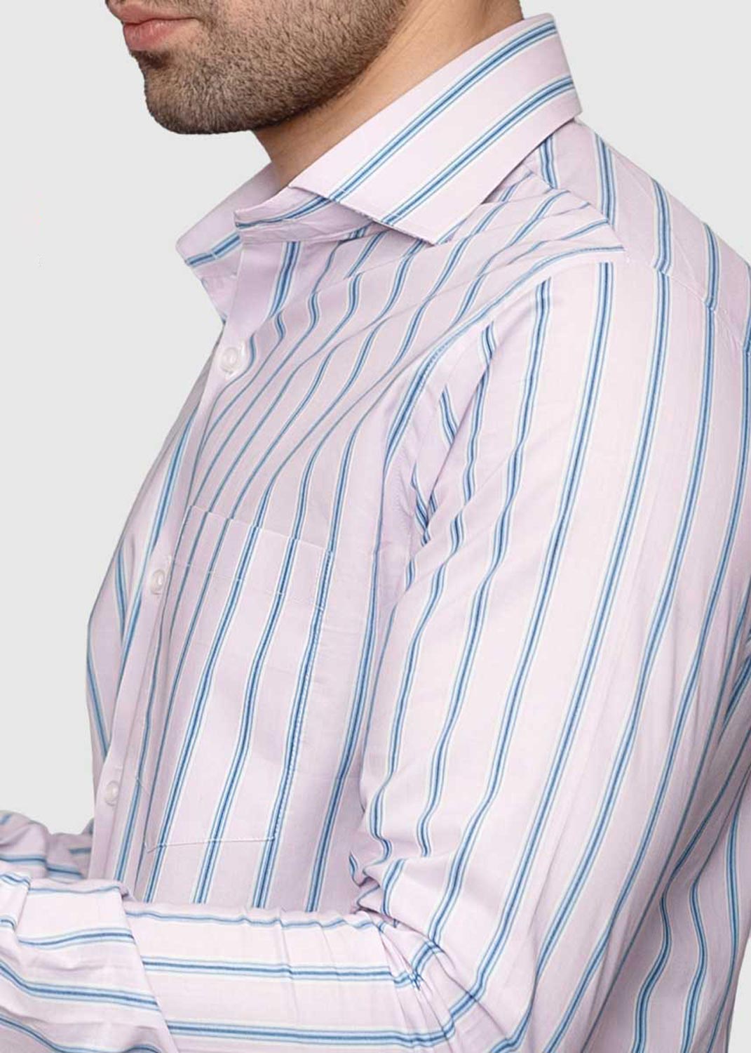 cotton Formal Shirt in Light pink