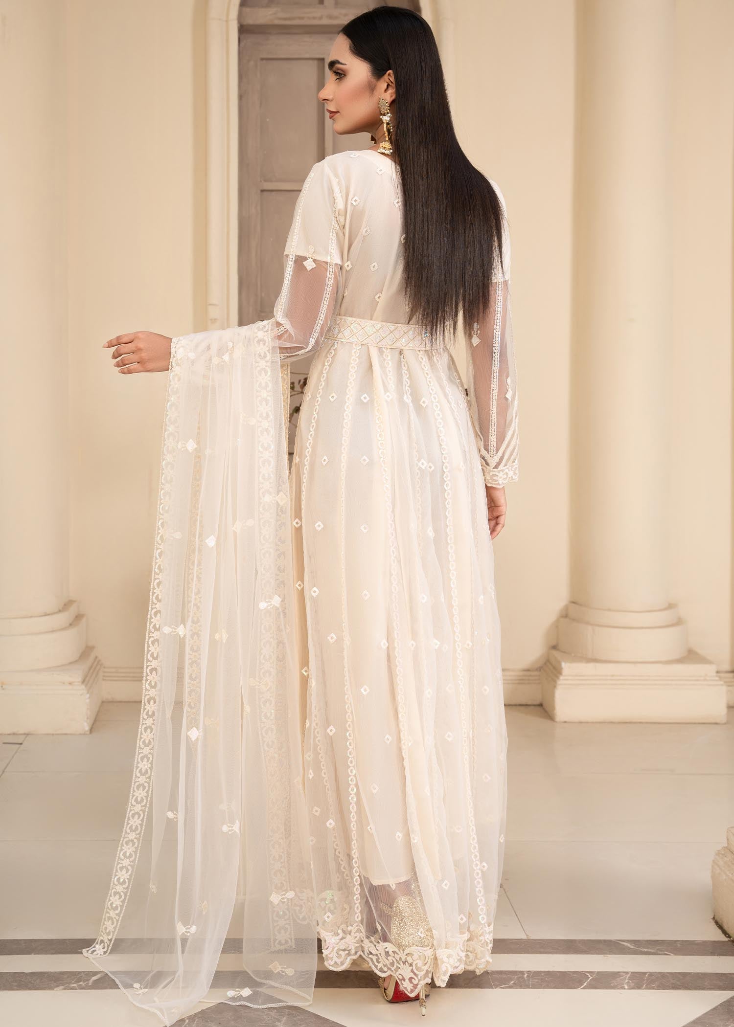 net Maxi in Off-white