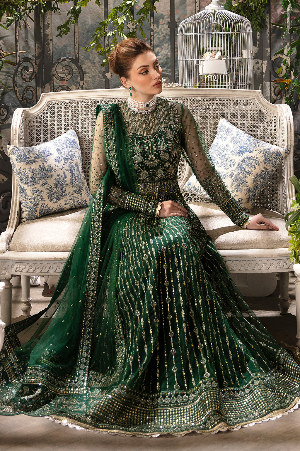net Unstitched in Green