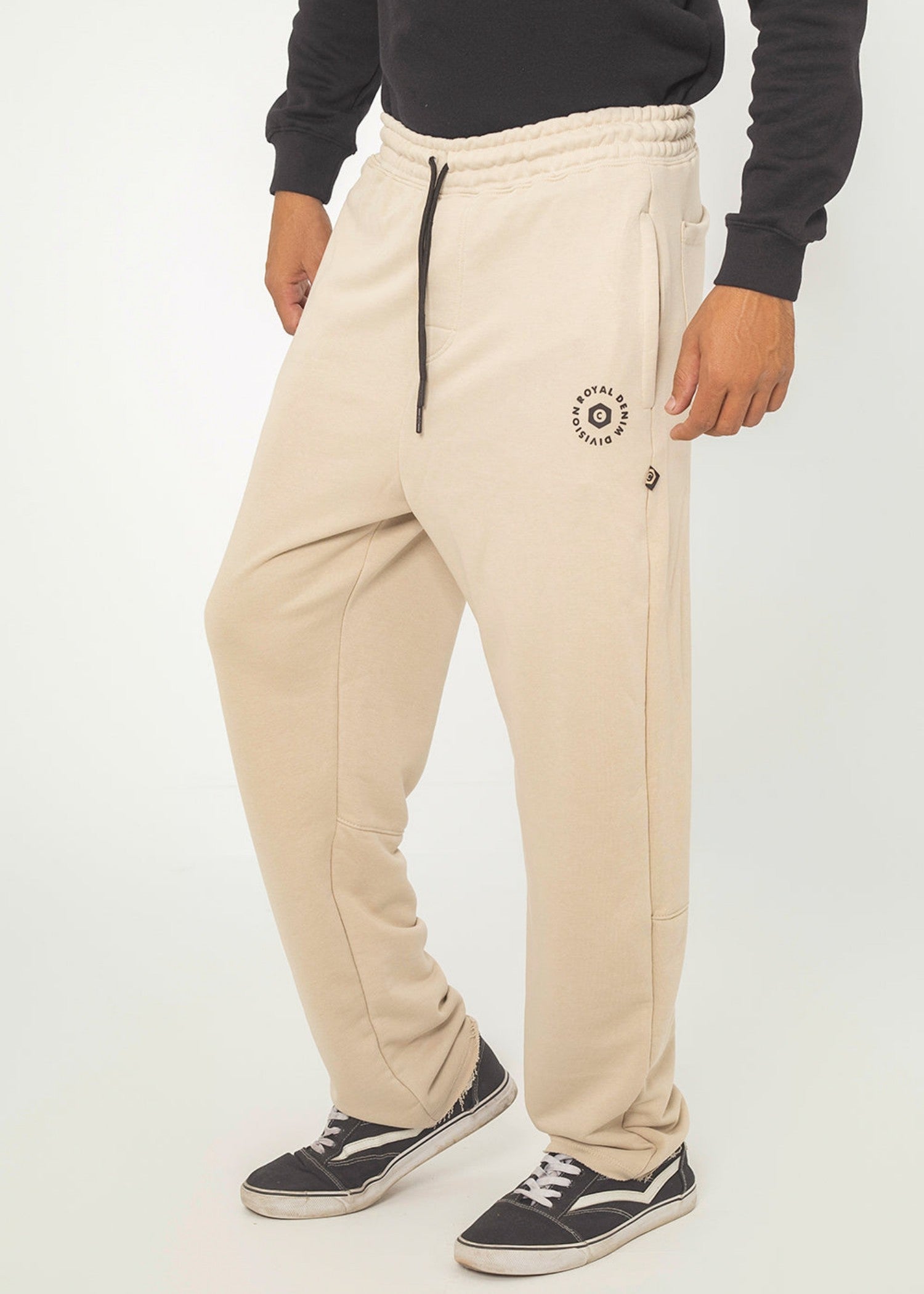 terry Trousers in Khaki brown