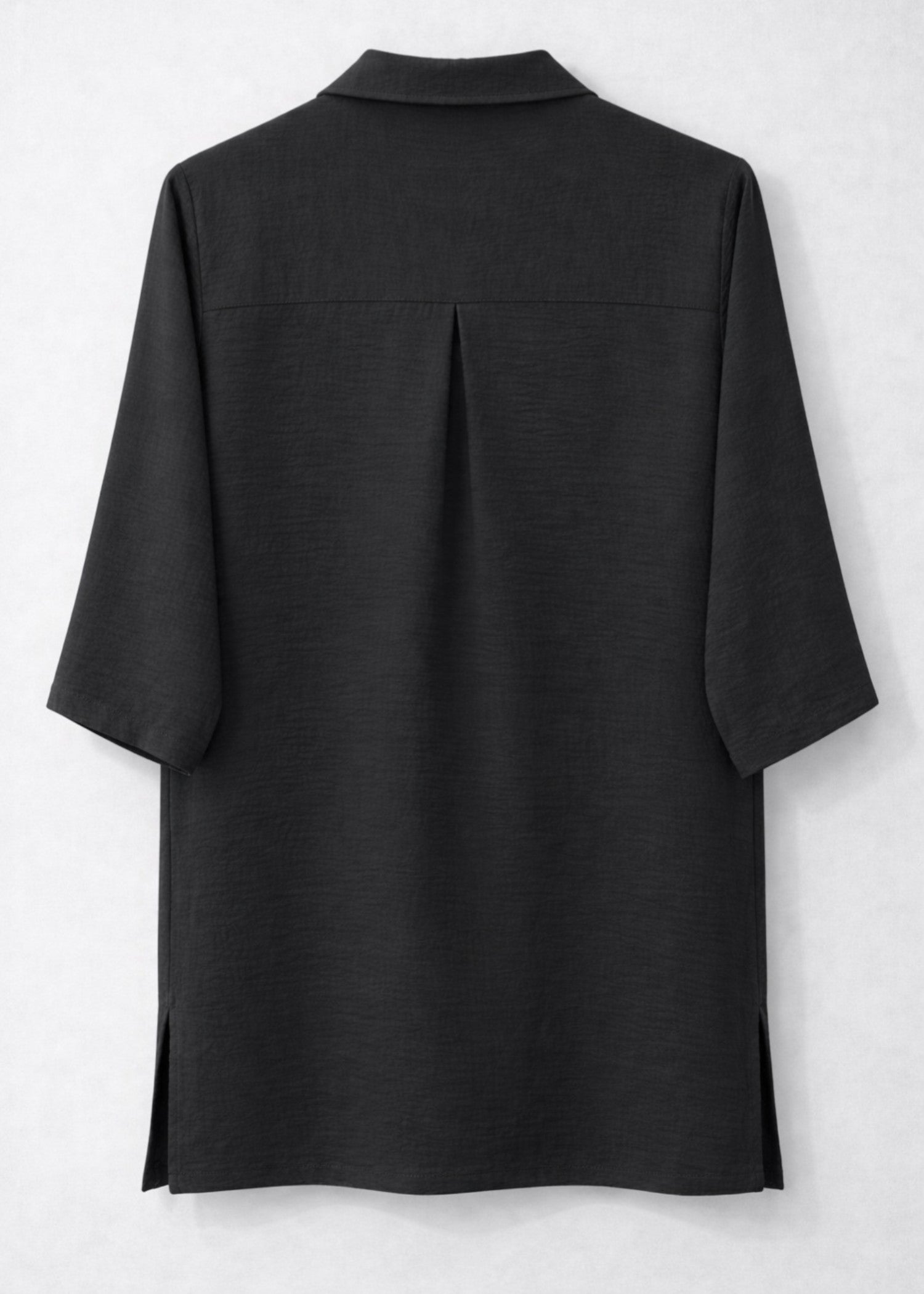 seersucker Top in Black