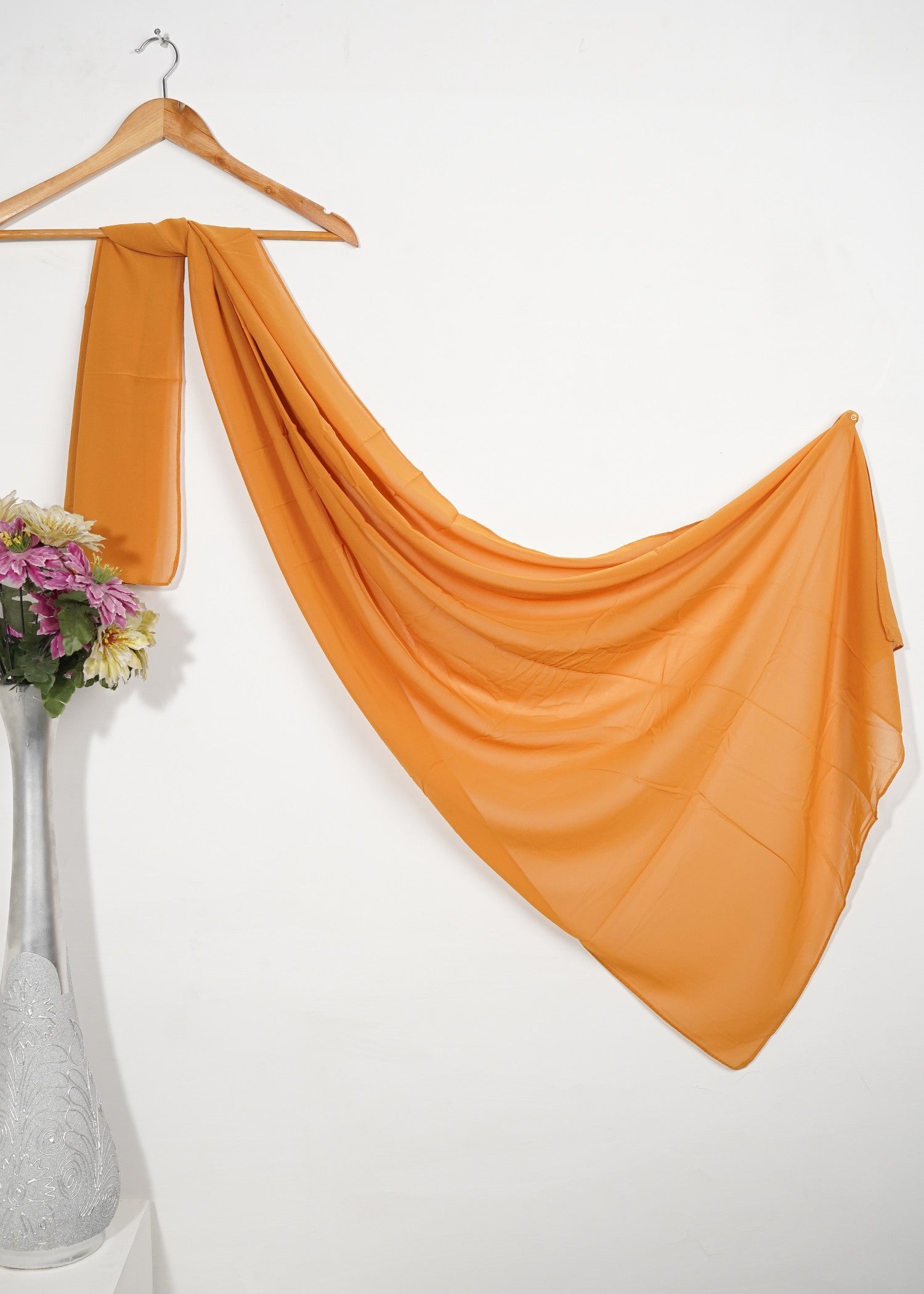 chiffon Hijab in Mari gold