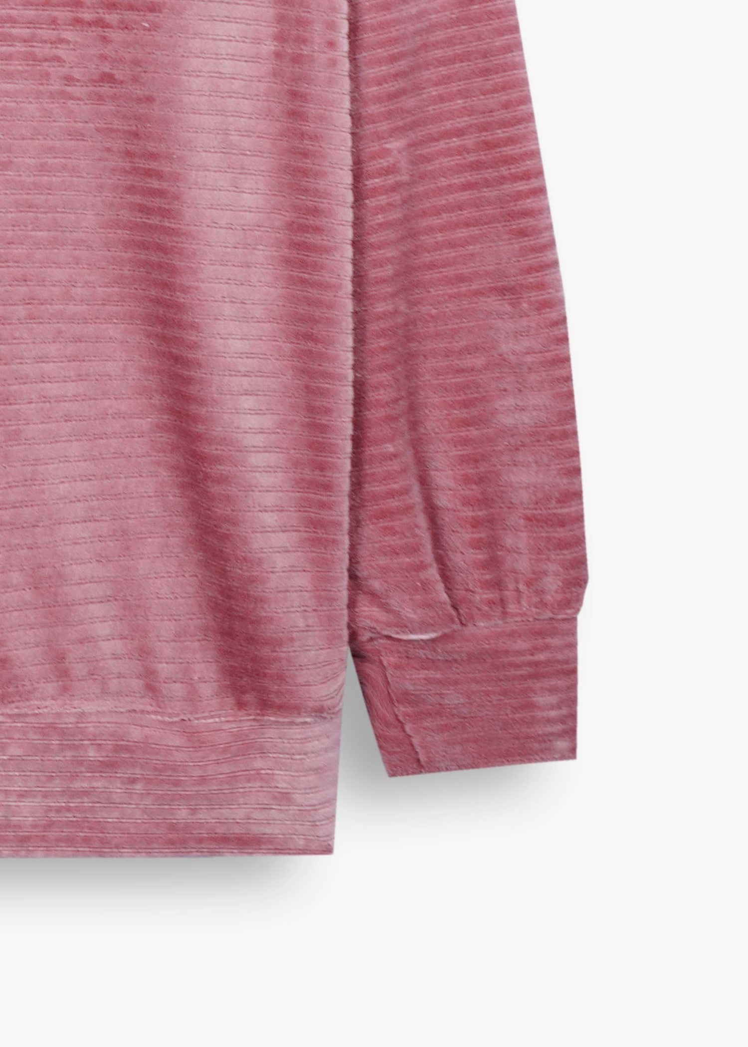 velvet Hoodie in Pink