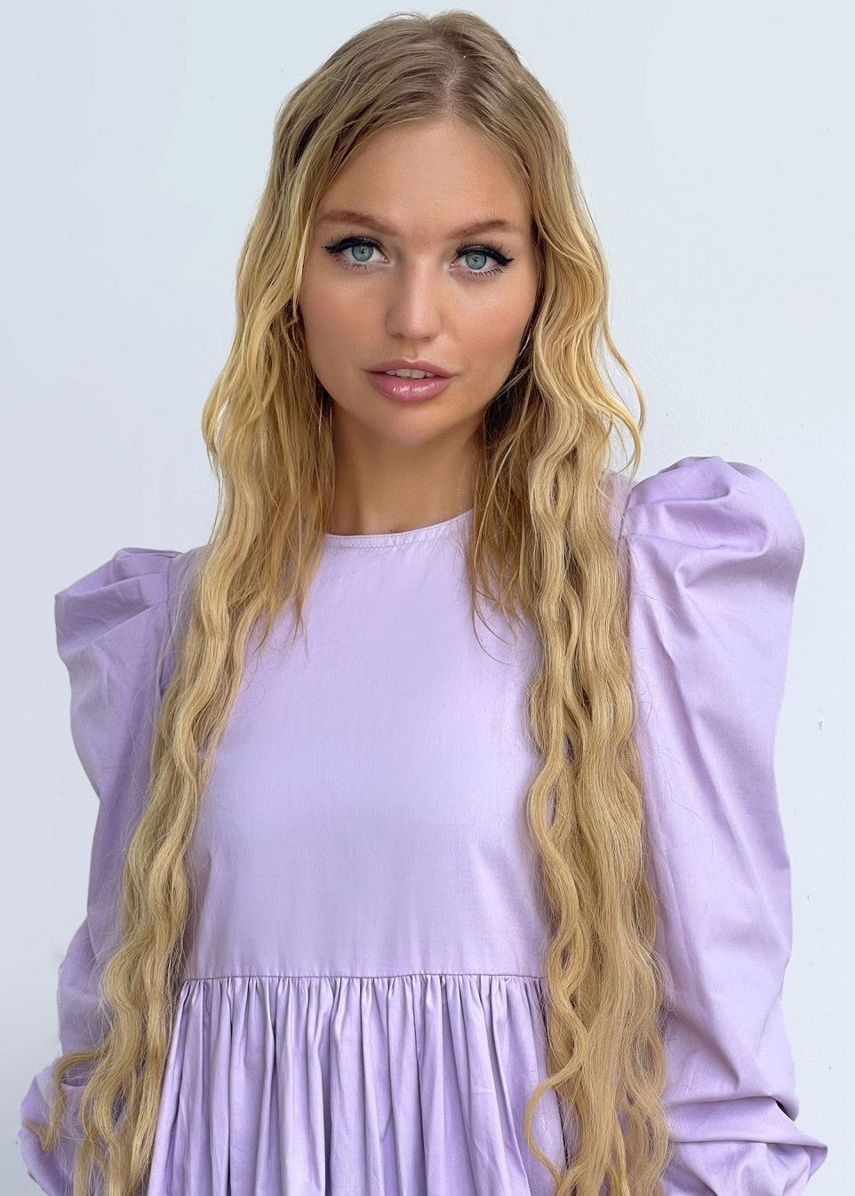 cotton Dress in Lilac