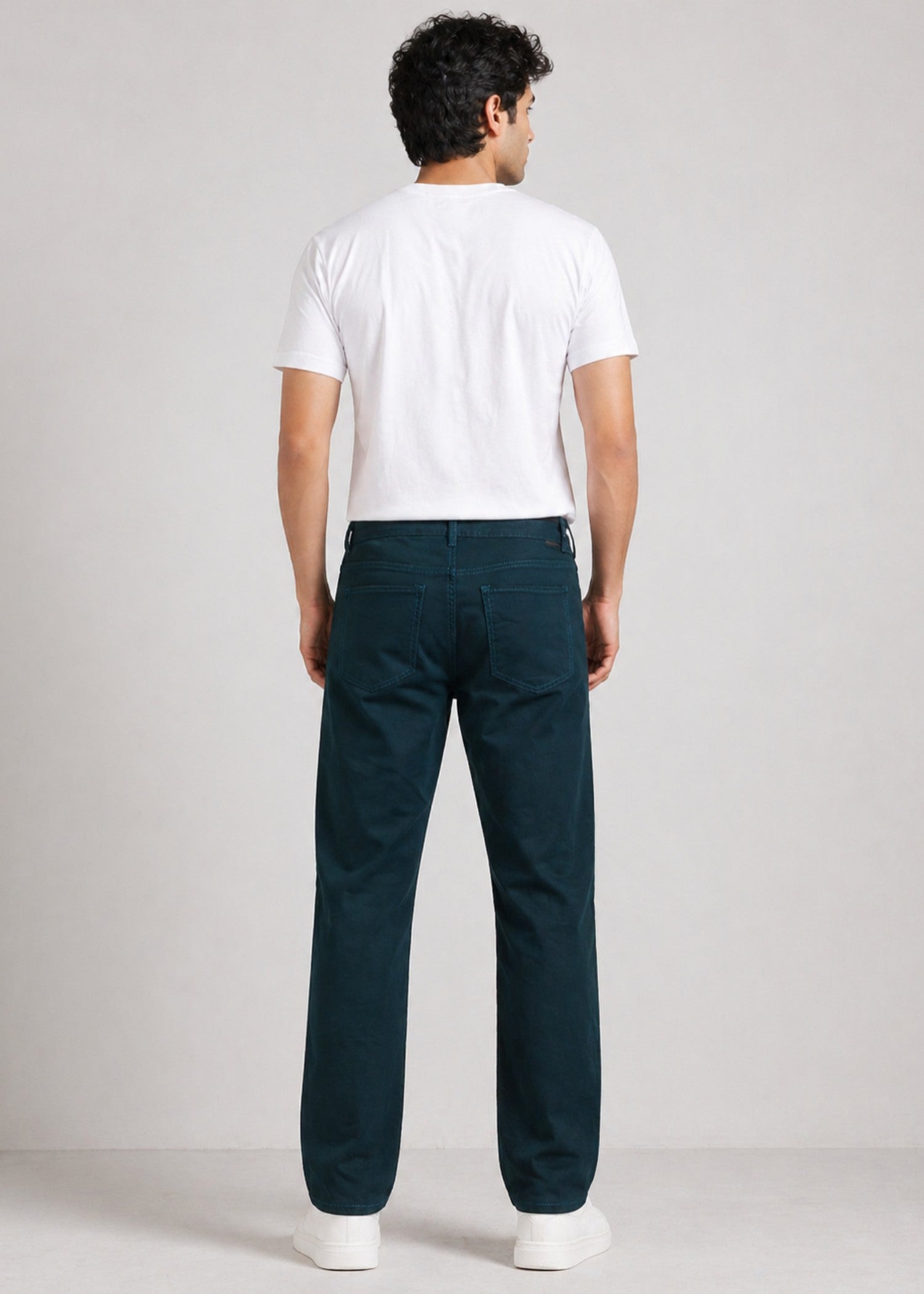denim Jeans in Dark green