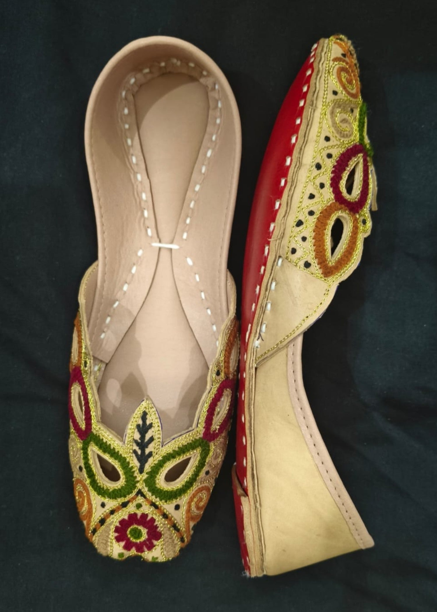Khussa in Multi by - High Quality Women Khussa IQI1685