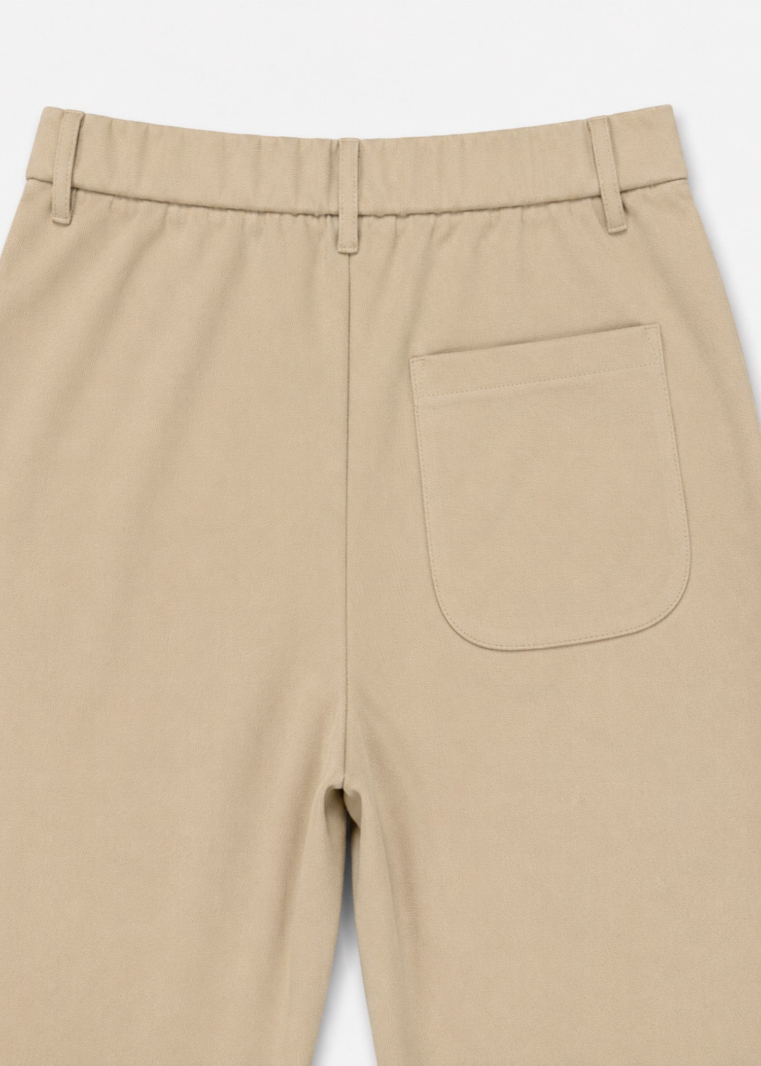 interlock knit Pants in Beige