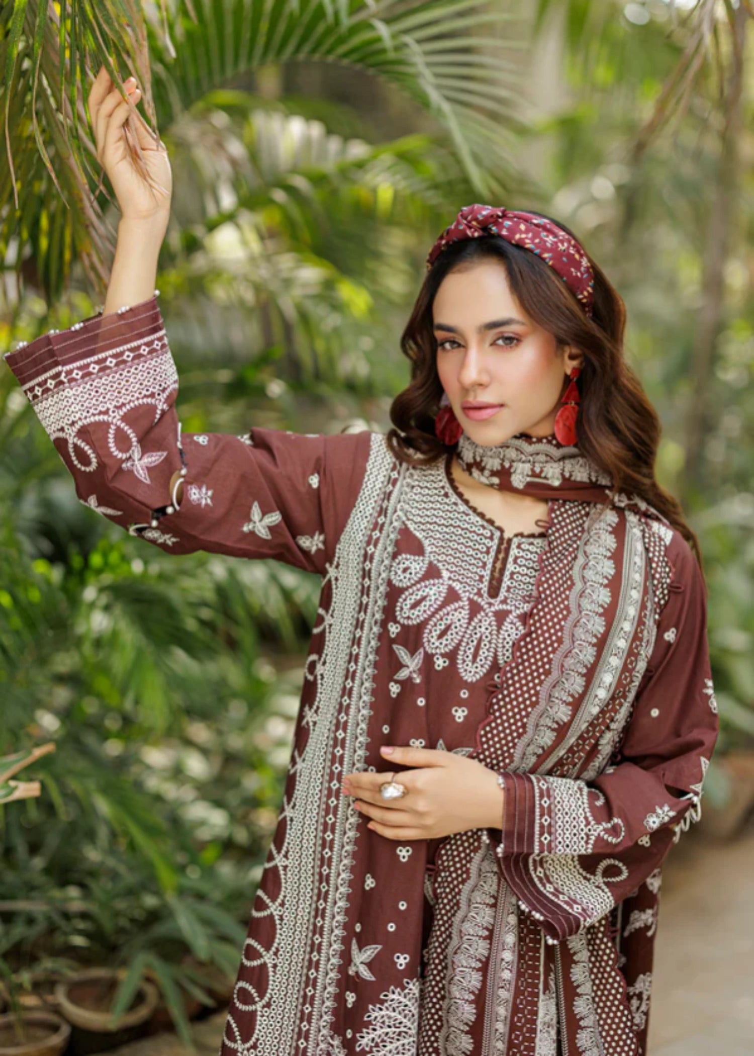 cotton Unstitched in Chocolate brown