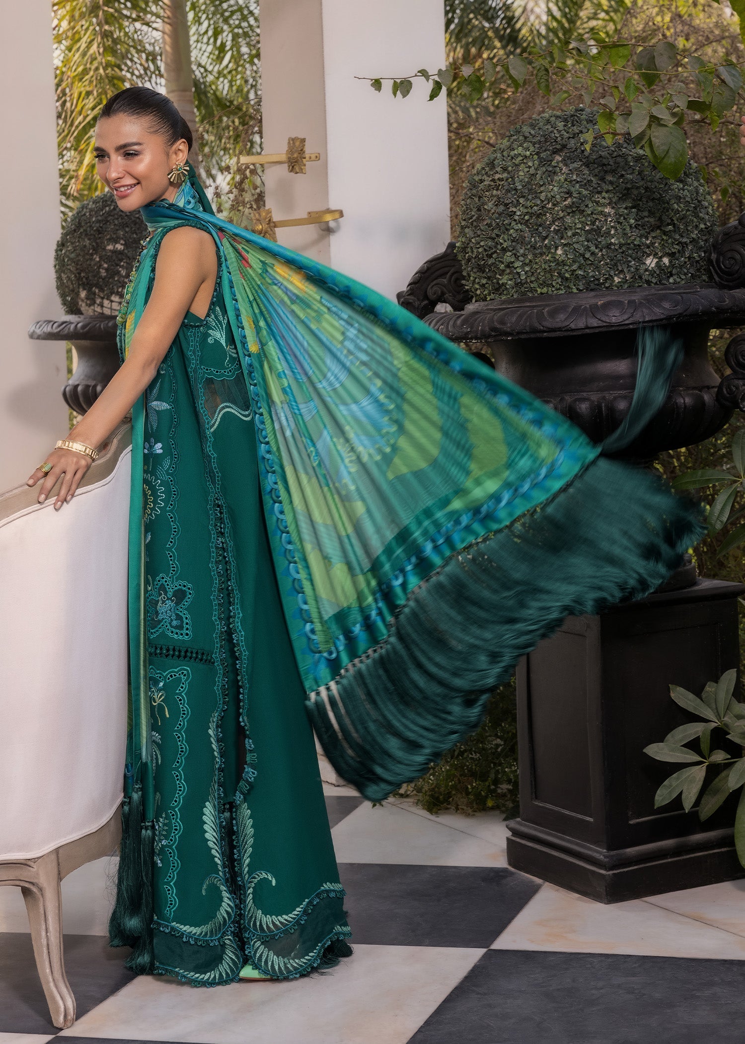 Flow Luxury Lawn – BEAUTY IN BLOOM - D3B