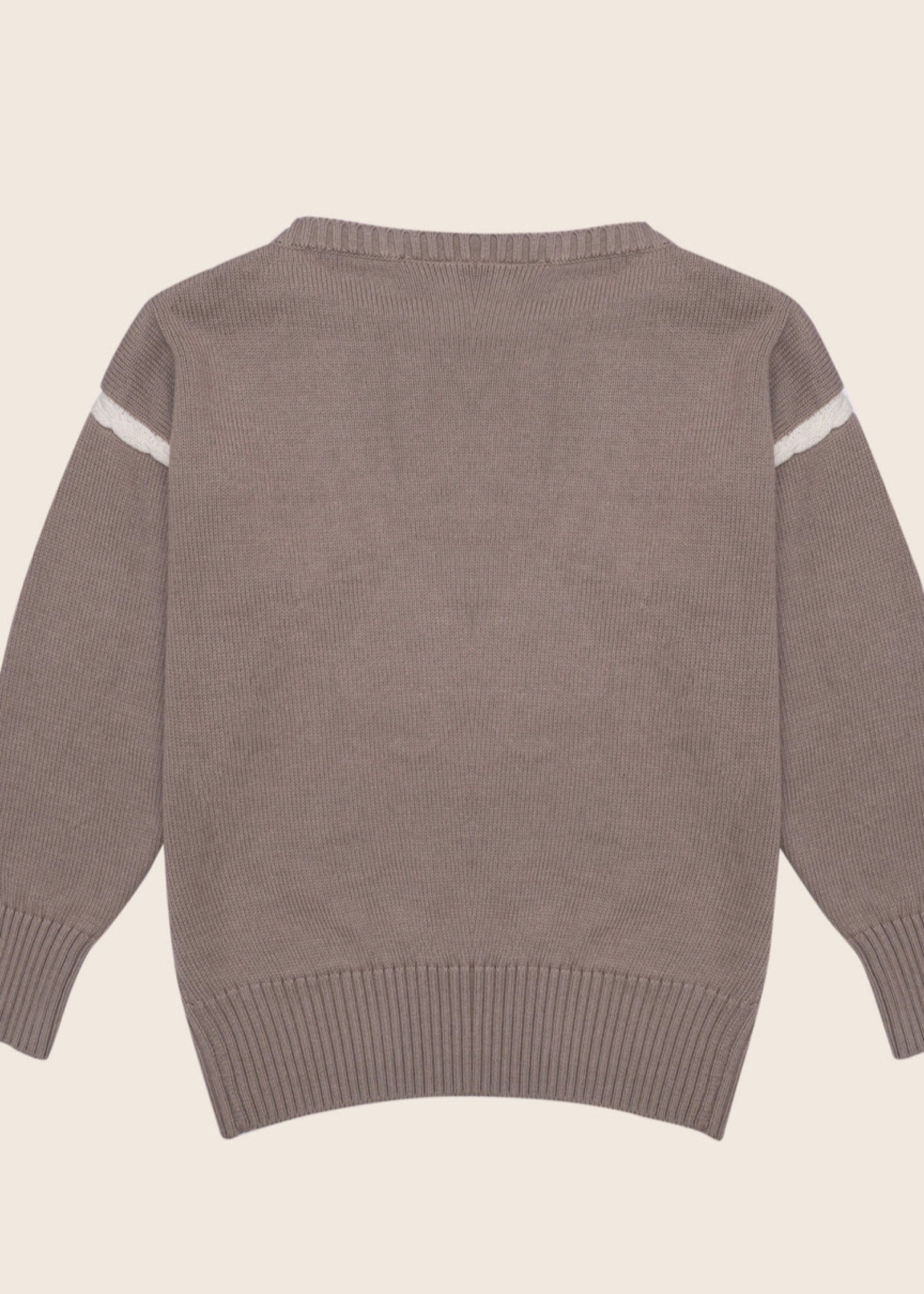 polycotton Sweater in Brown
