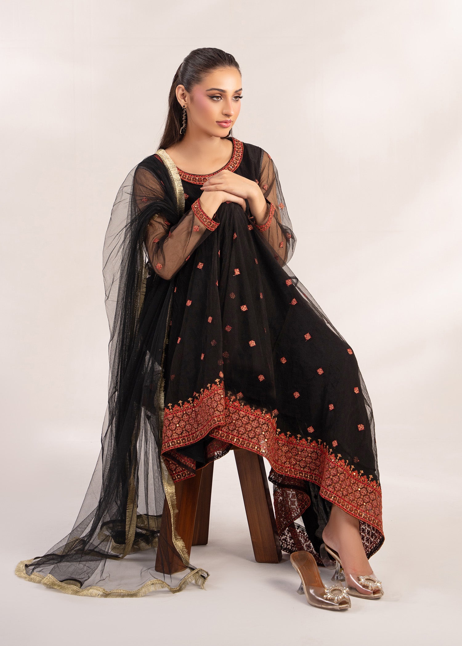 net Maxi in Black
