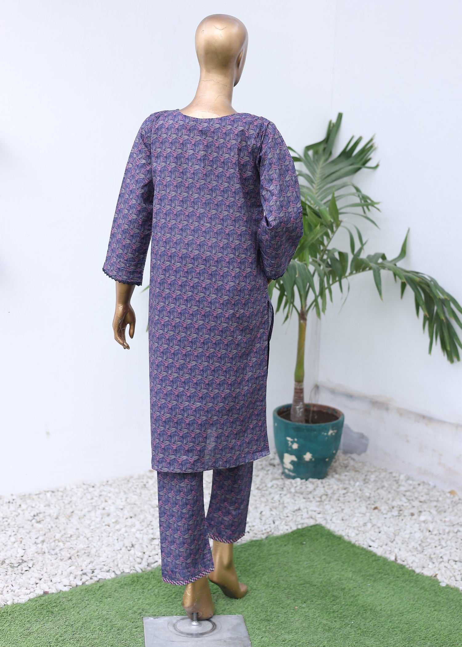 lawn Co Ord Sets in Royal purple