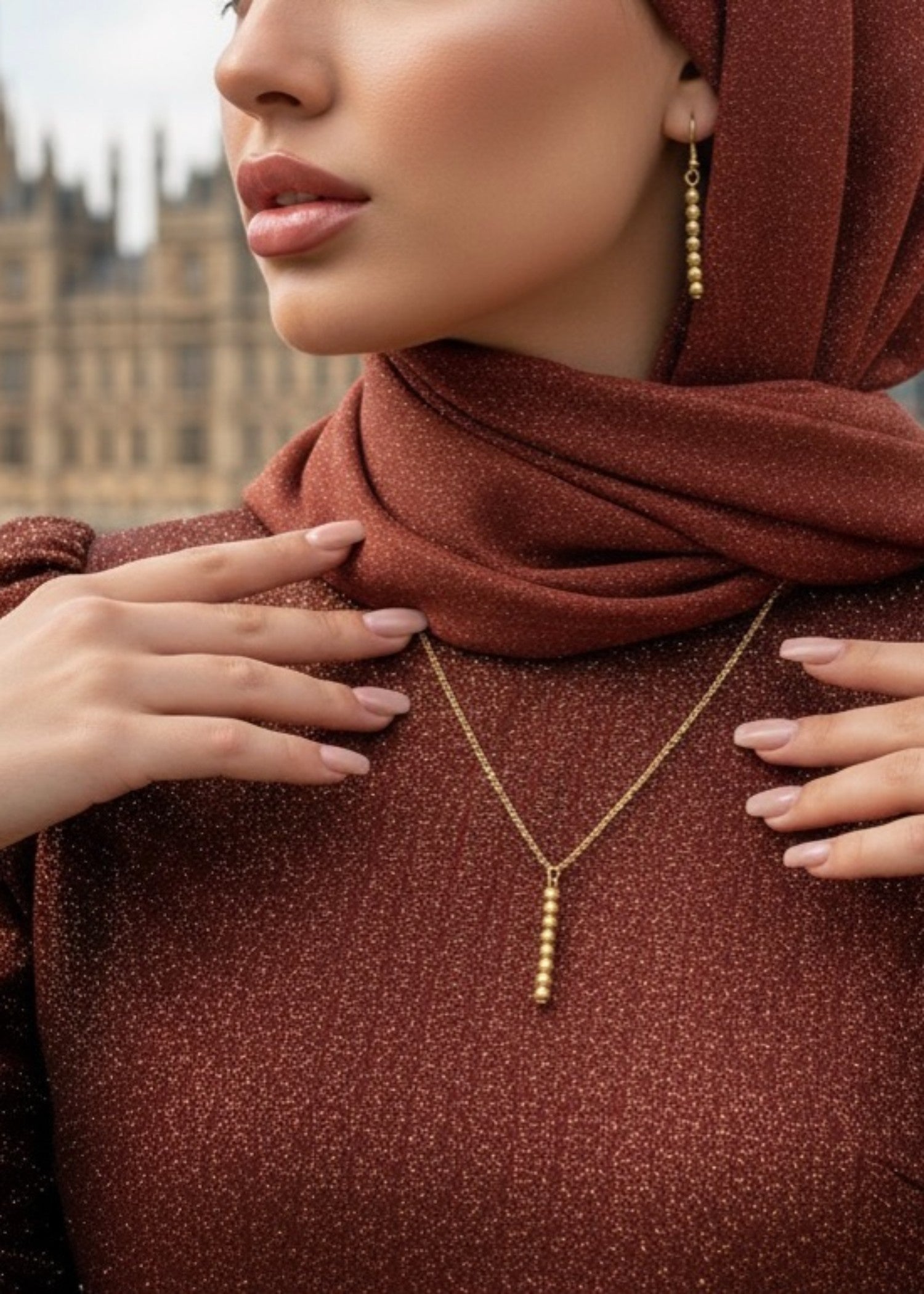 Jewelry Set in Gold Color by - Trendy Women Jewelry Set OZJ5665