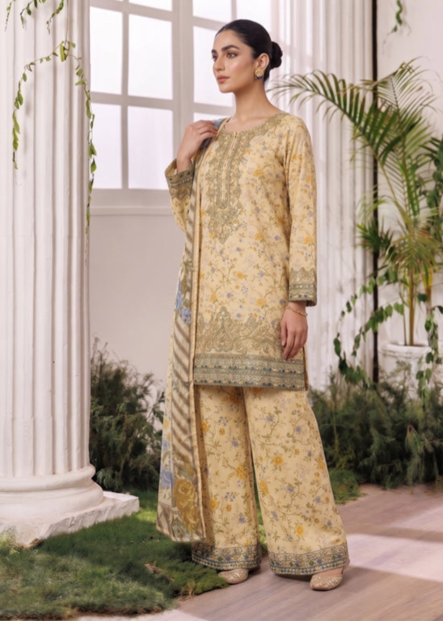 cotton dobby Kurta Set in Cotton