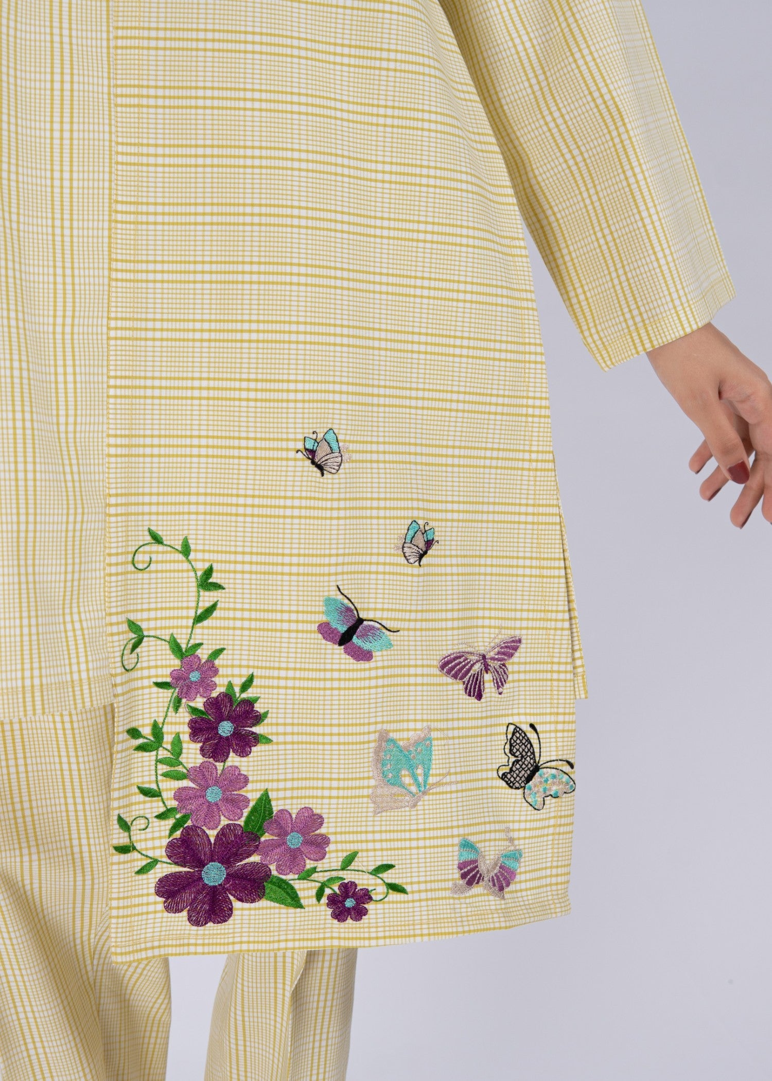cambric Co Ord Sets in Key lime