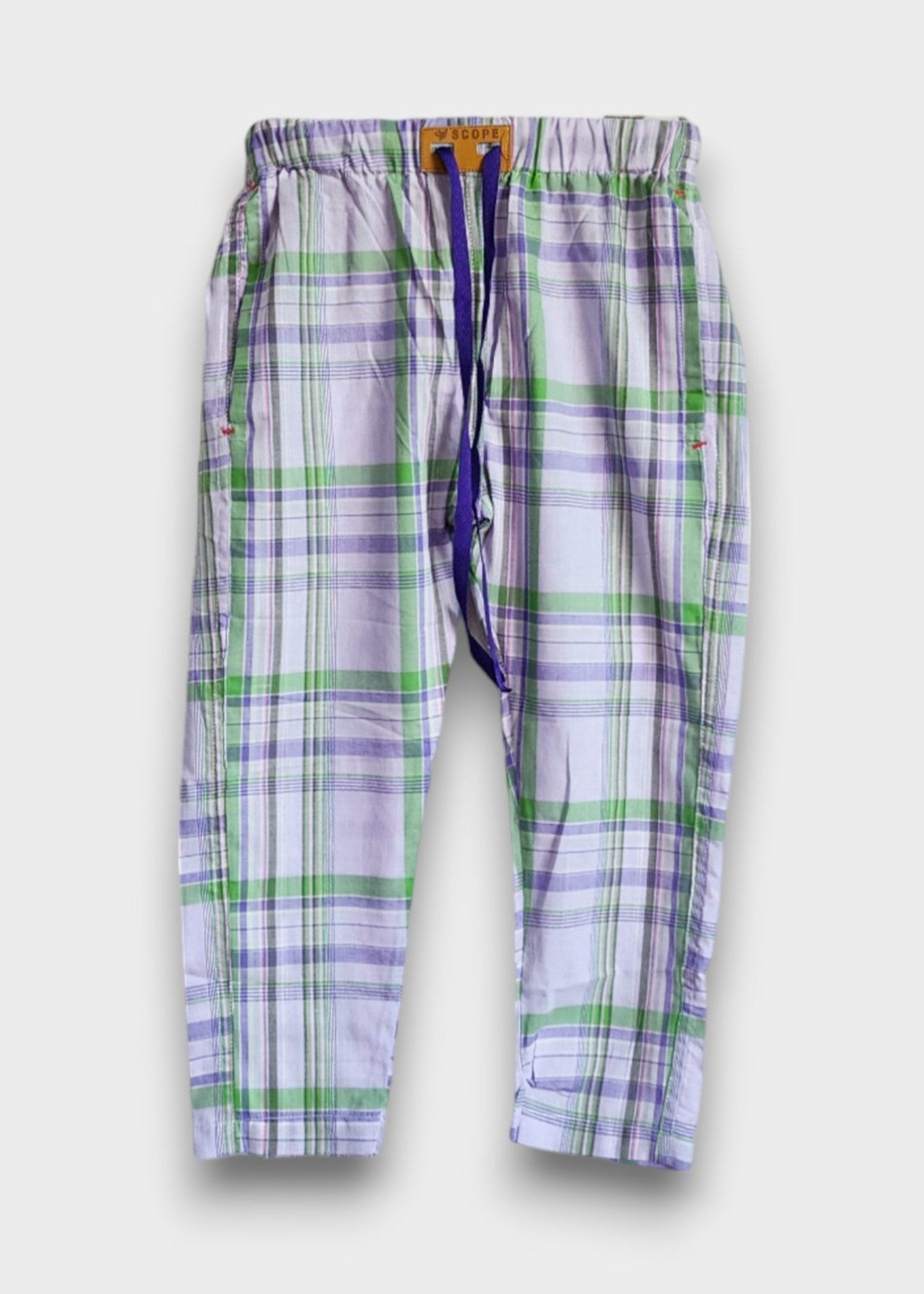 cotton Trousers in Lilac
