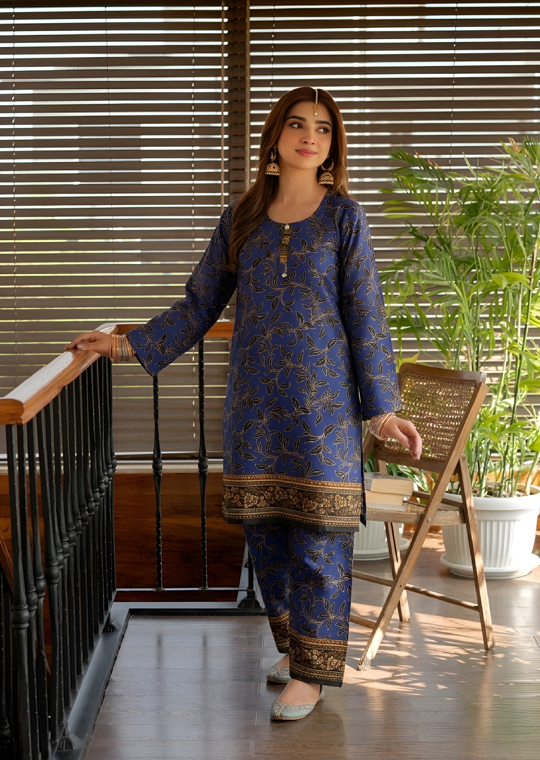 linen Co Ord Sets in Midnight