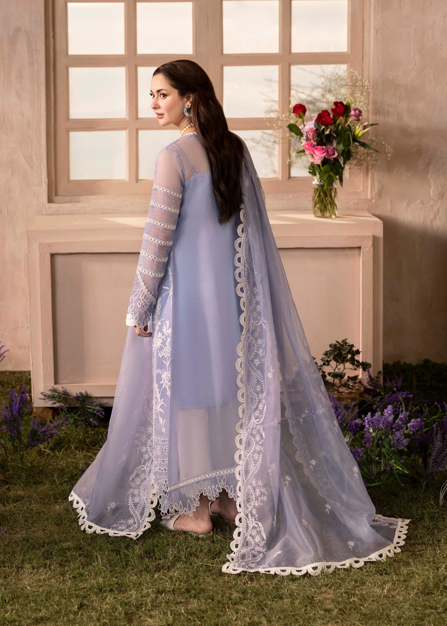voile Unstitched in Lilac