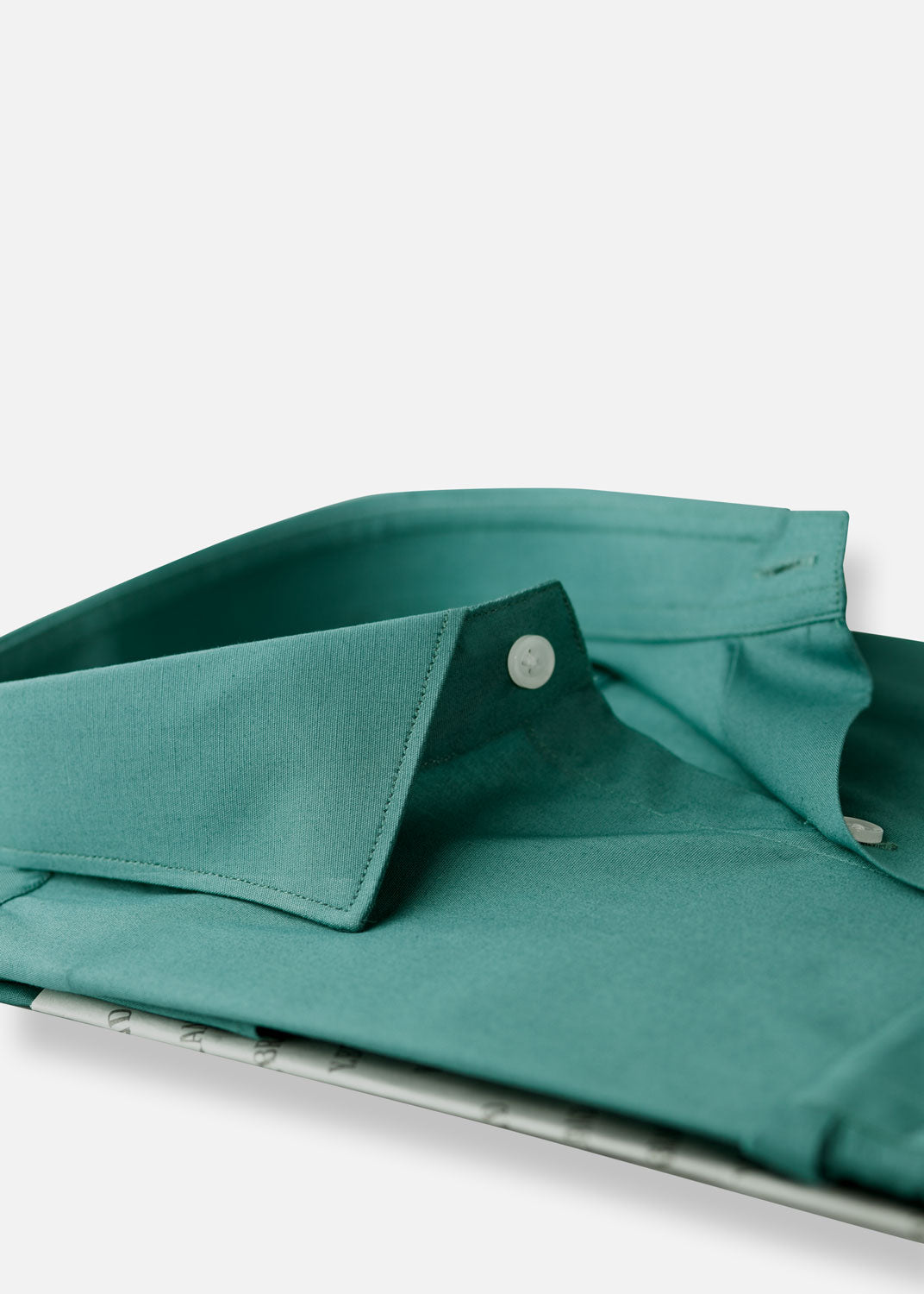 cotton Formal Shirt in Green