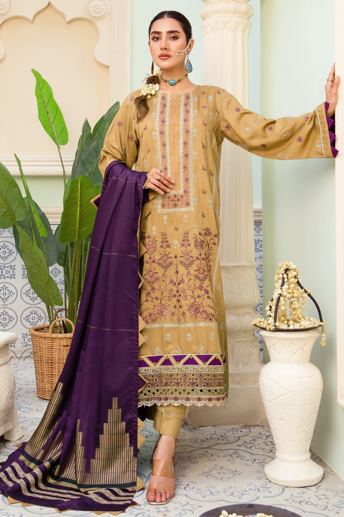 viscose Unstitched in Mellow yellow