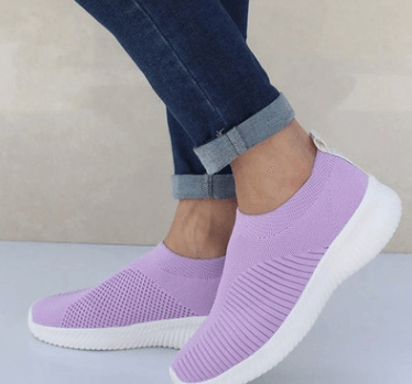 2021 winter new casual knitted socks shoes flat sports shoes
