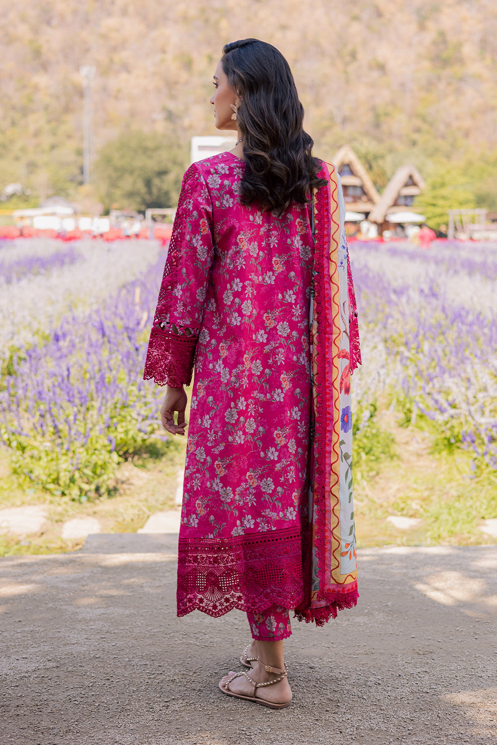 Shezlin Chikankari Eid Edit Lawn – FARYAL (AV-08)