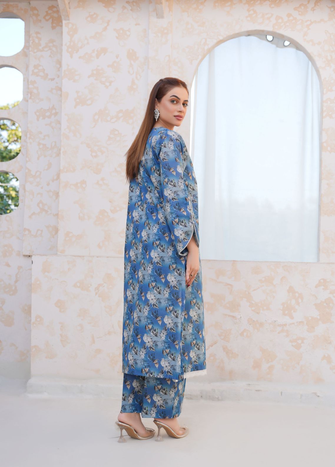 lawn Co Ord Sets in Cornflower blue