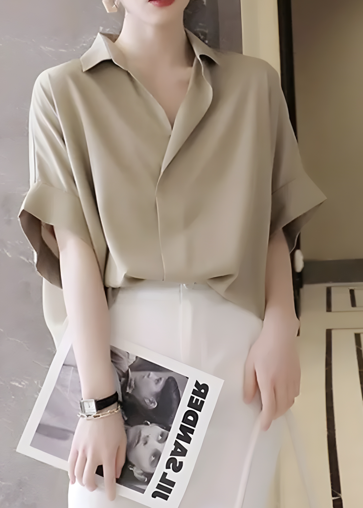 cotton Top in Khaki brown