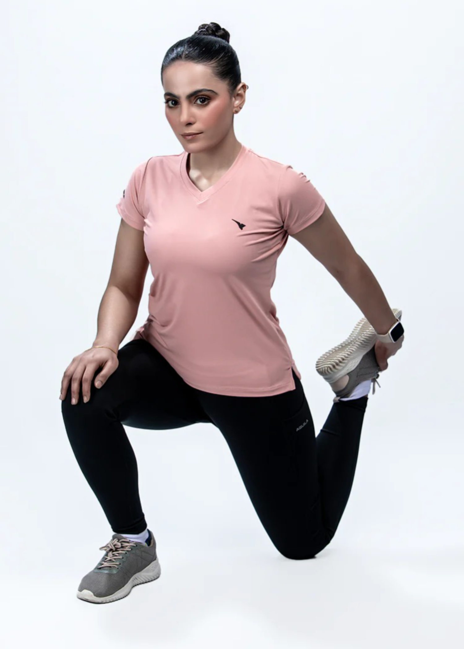 microfiber polyester T Shirt in Pink