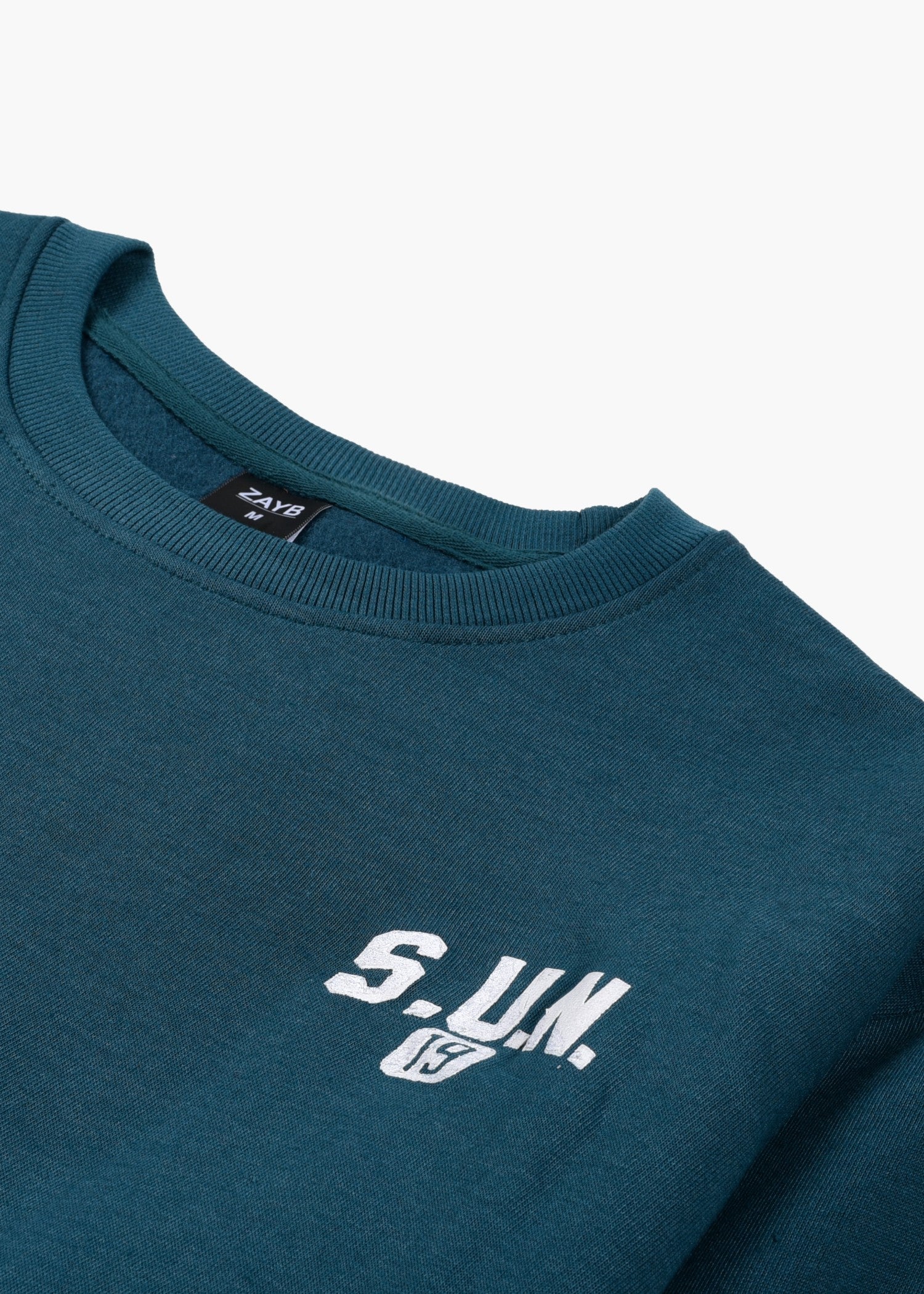fleece Sweatshirt in Teal