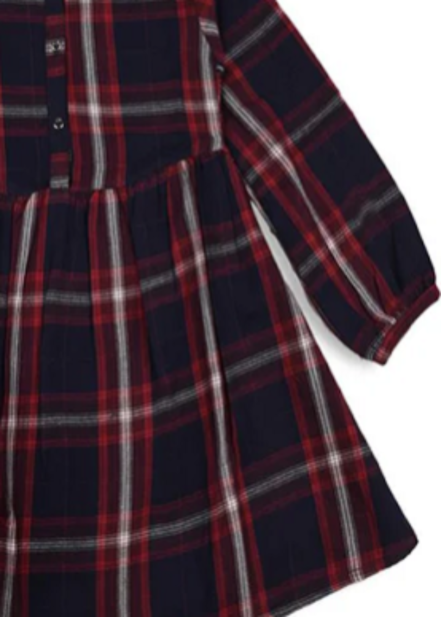 flannel Frock in Dark blue