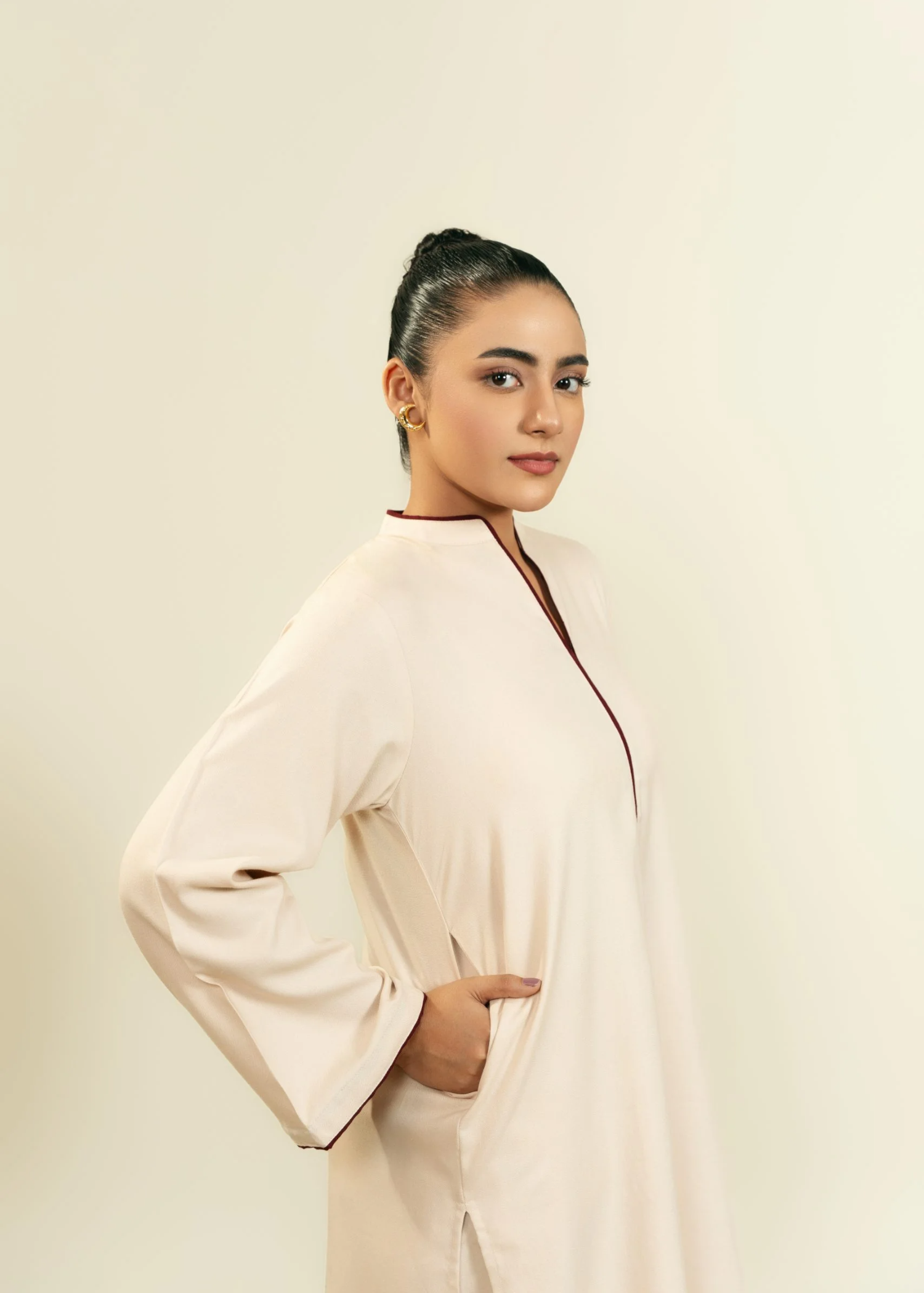 marina Kurta Set in Cream