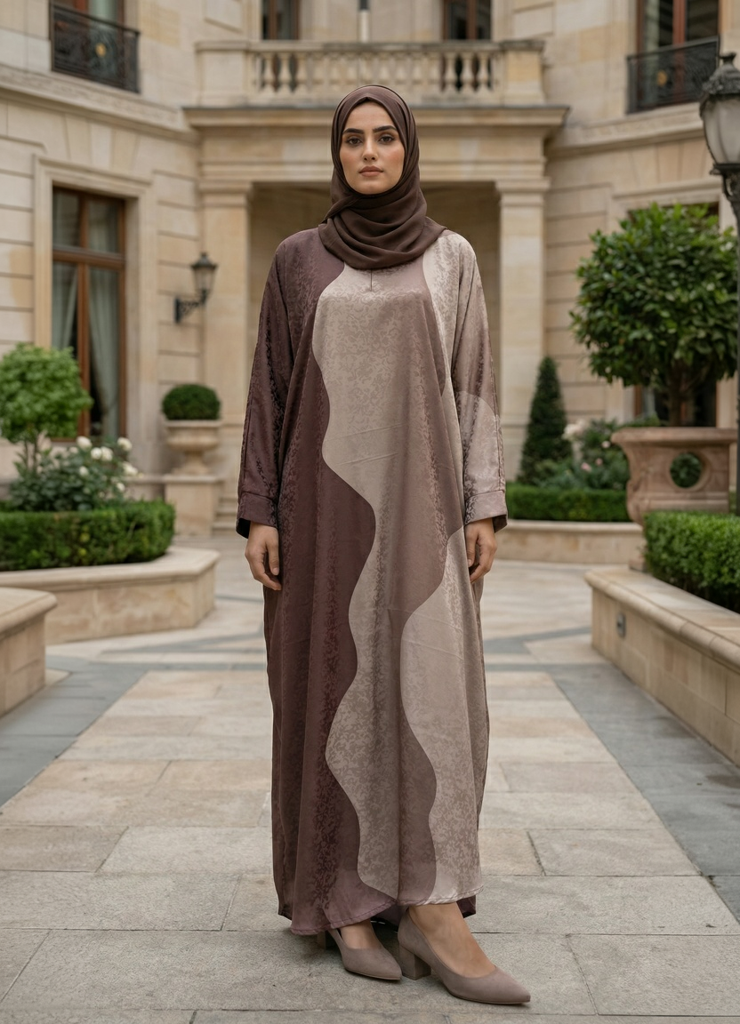 nidha Abaya in Multi