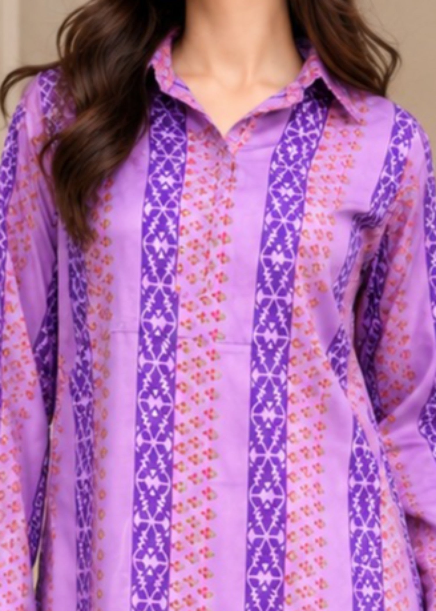 silk Co ord Sets in Lavender, bright lavender