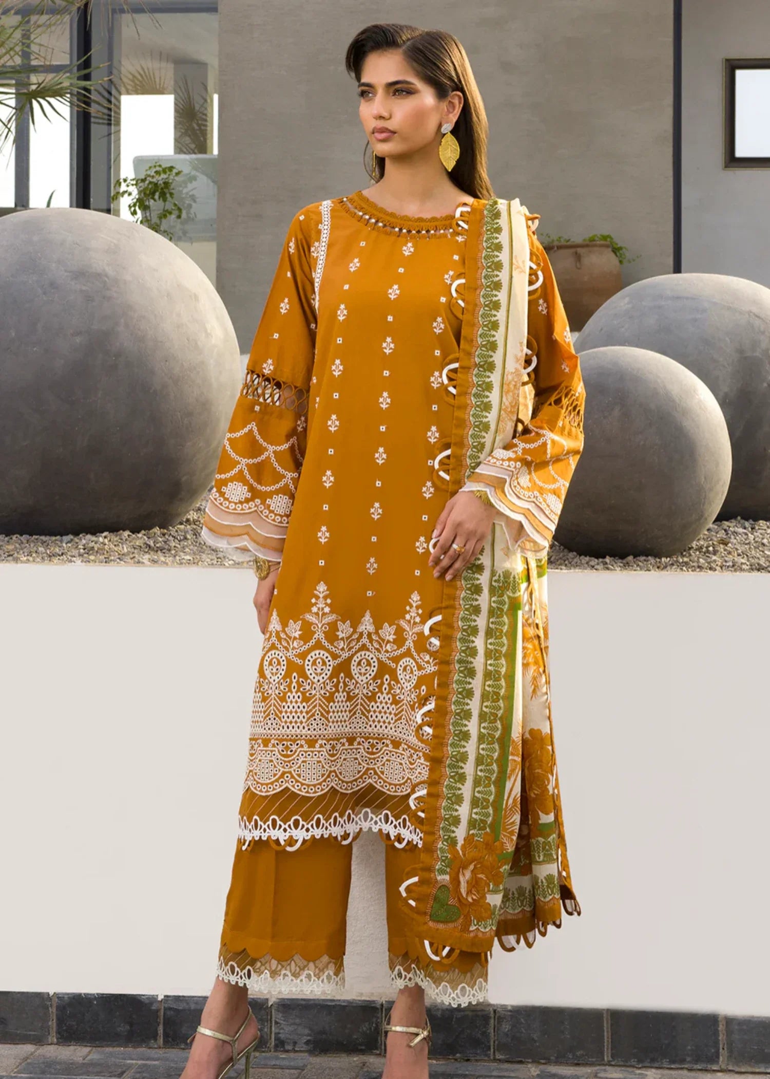 cotton Unstitched in Mustard