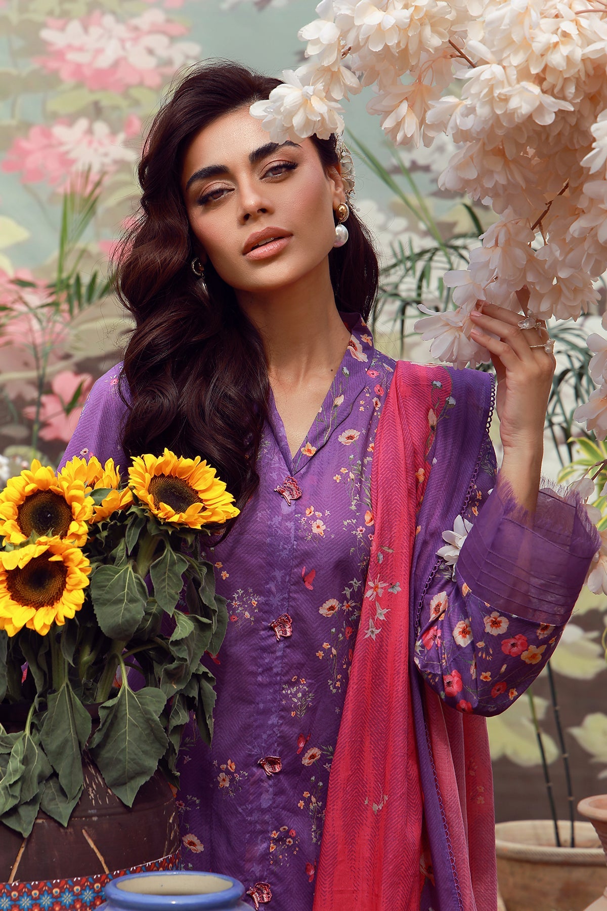 Mirha Lawn – Lavender Whisper