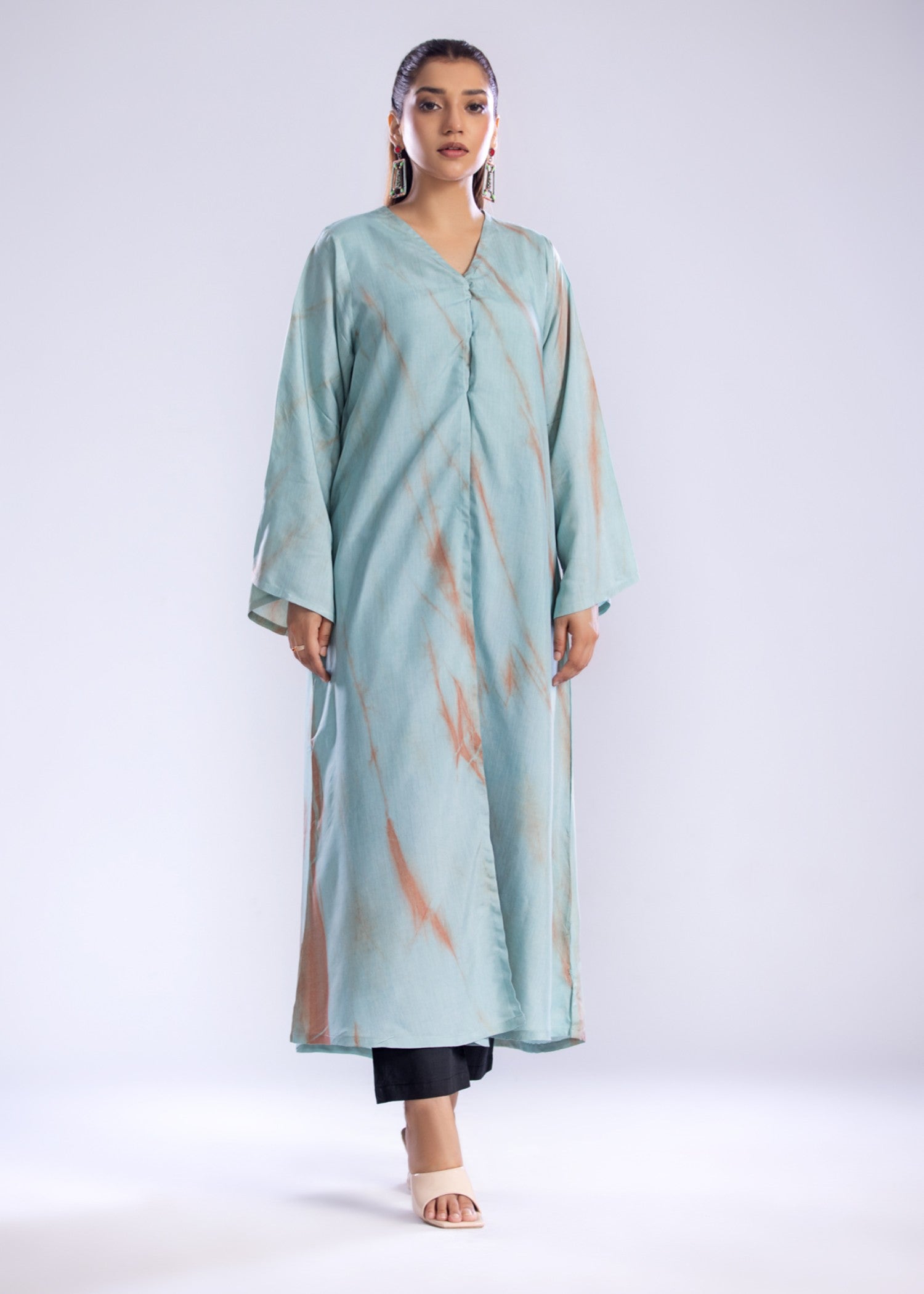 silk Maxi in Sky blue
