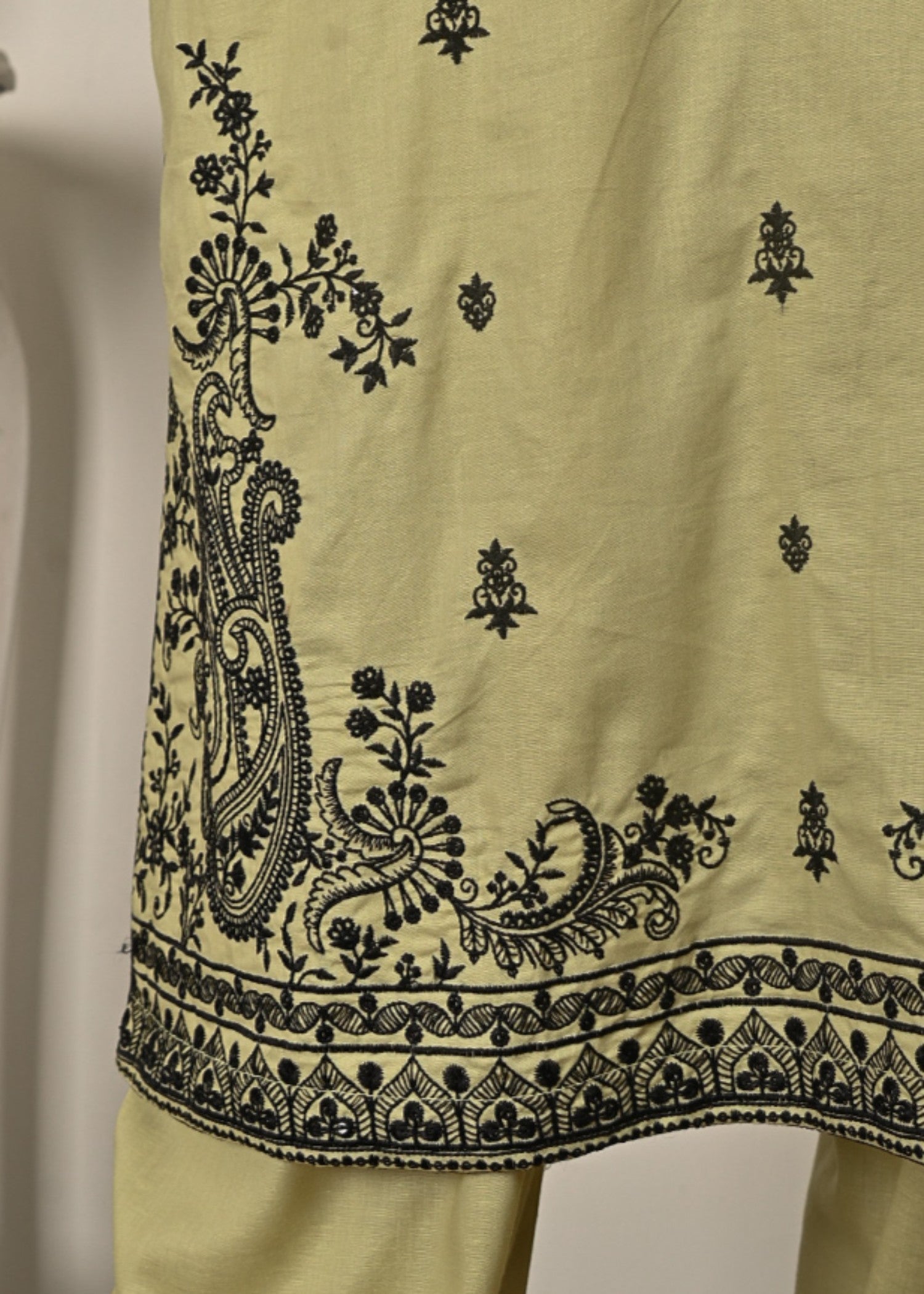 cotton Kurta Set in Spring bud