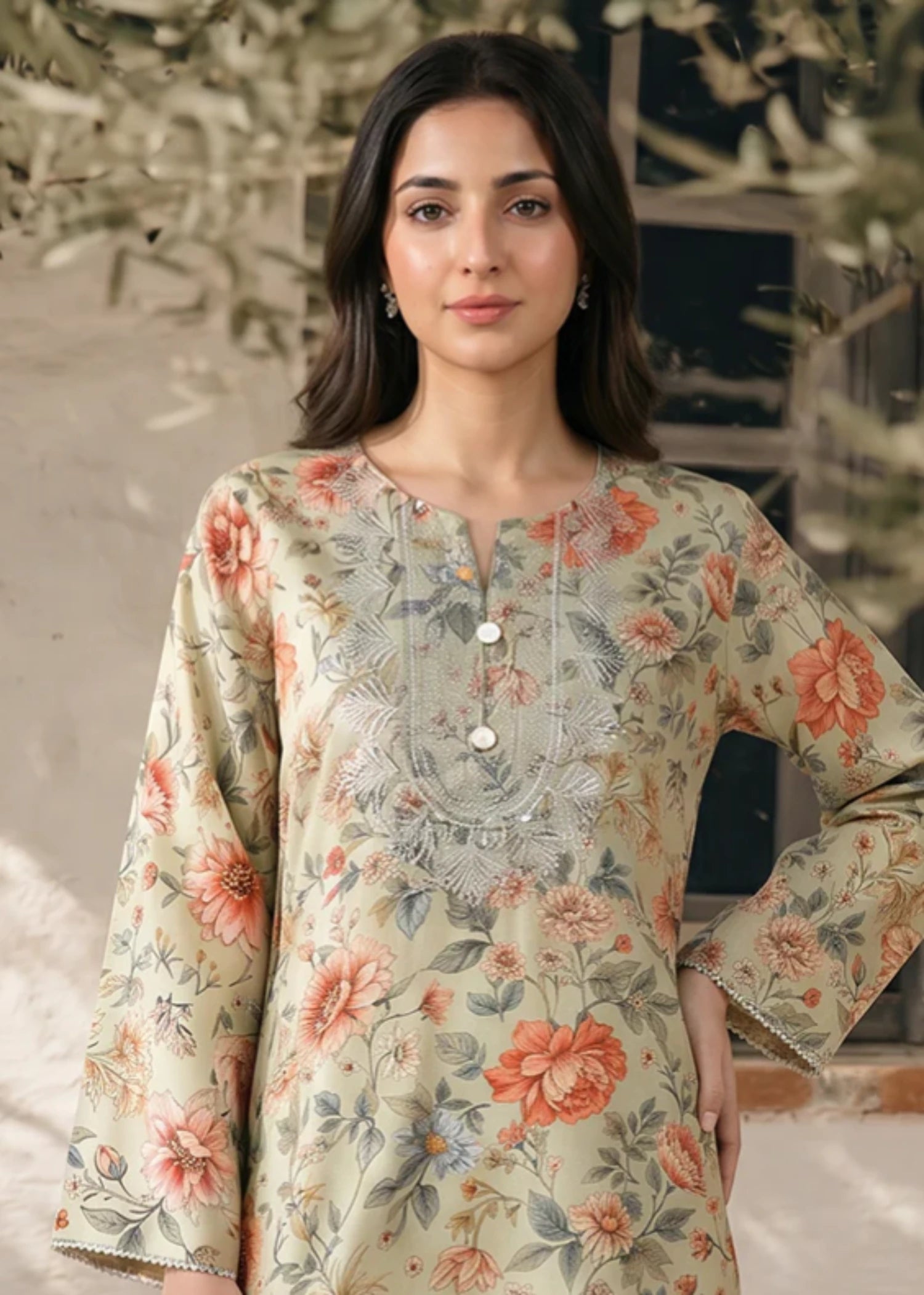 lawn Kurti in Multi