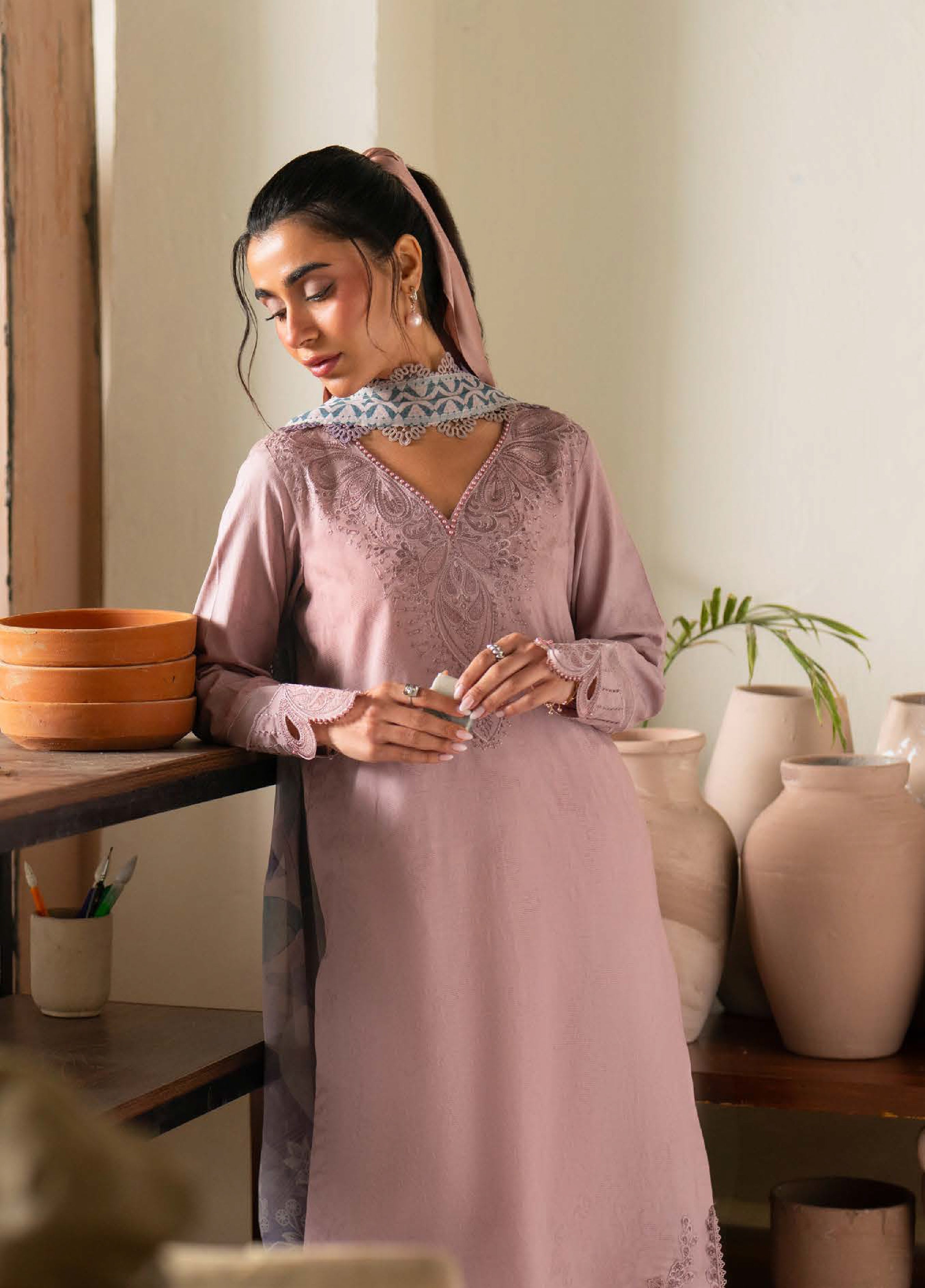 Raha Festive Jacquard Lawn – NE-238