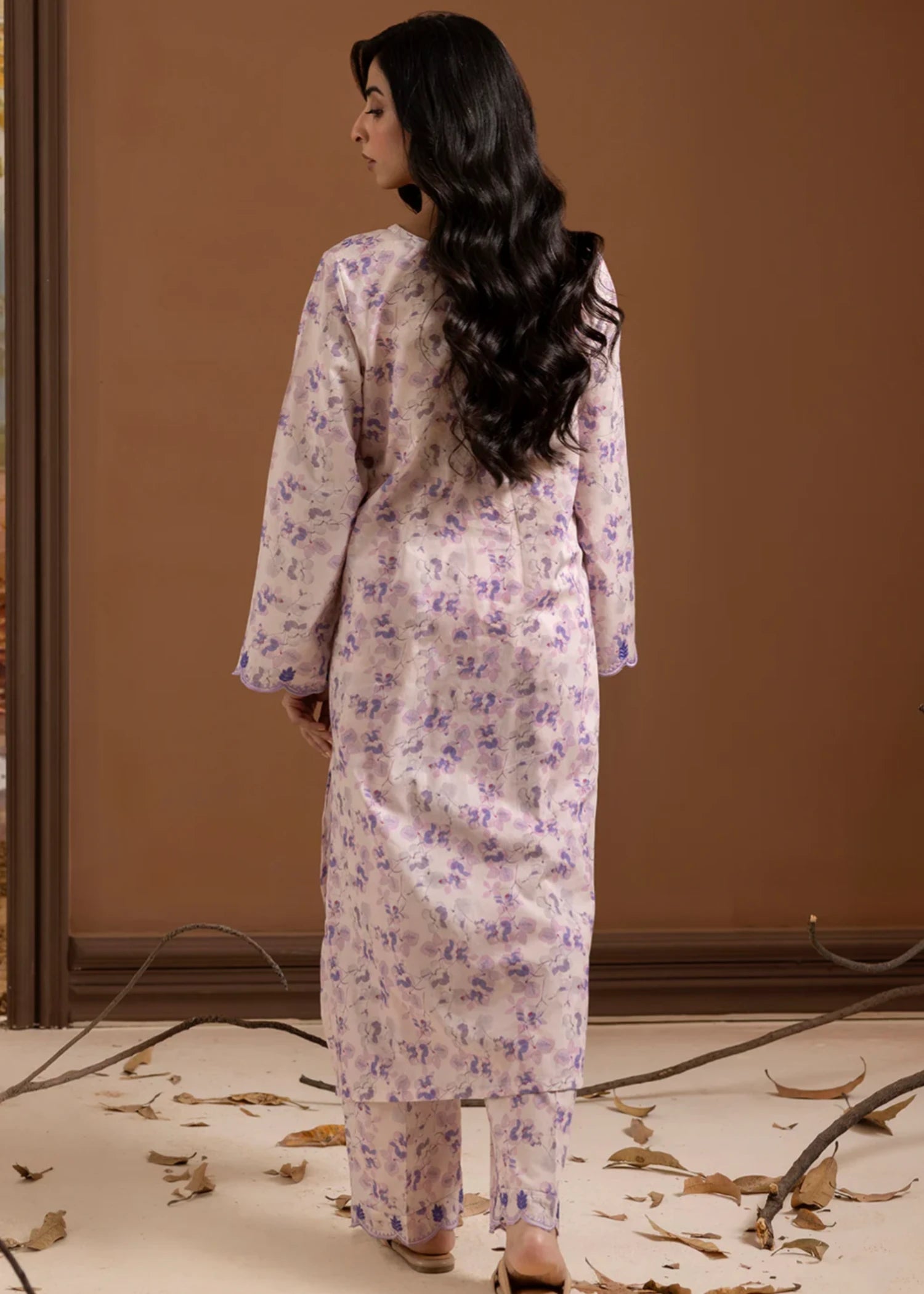 lawn Co Ord Sets in Lilac