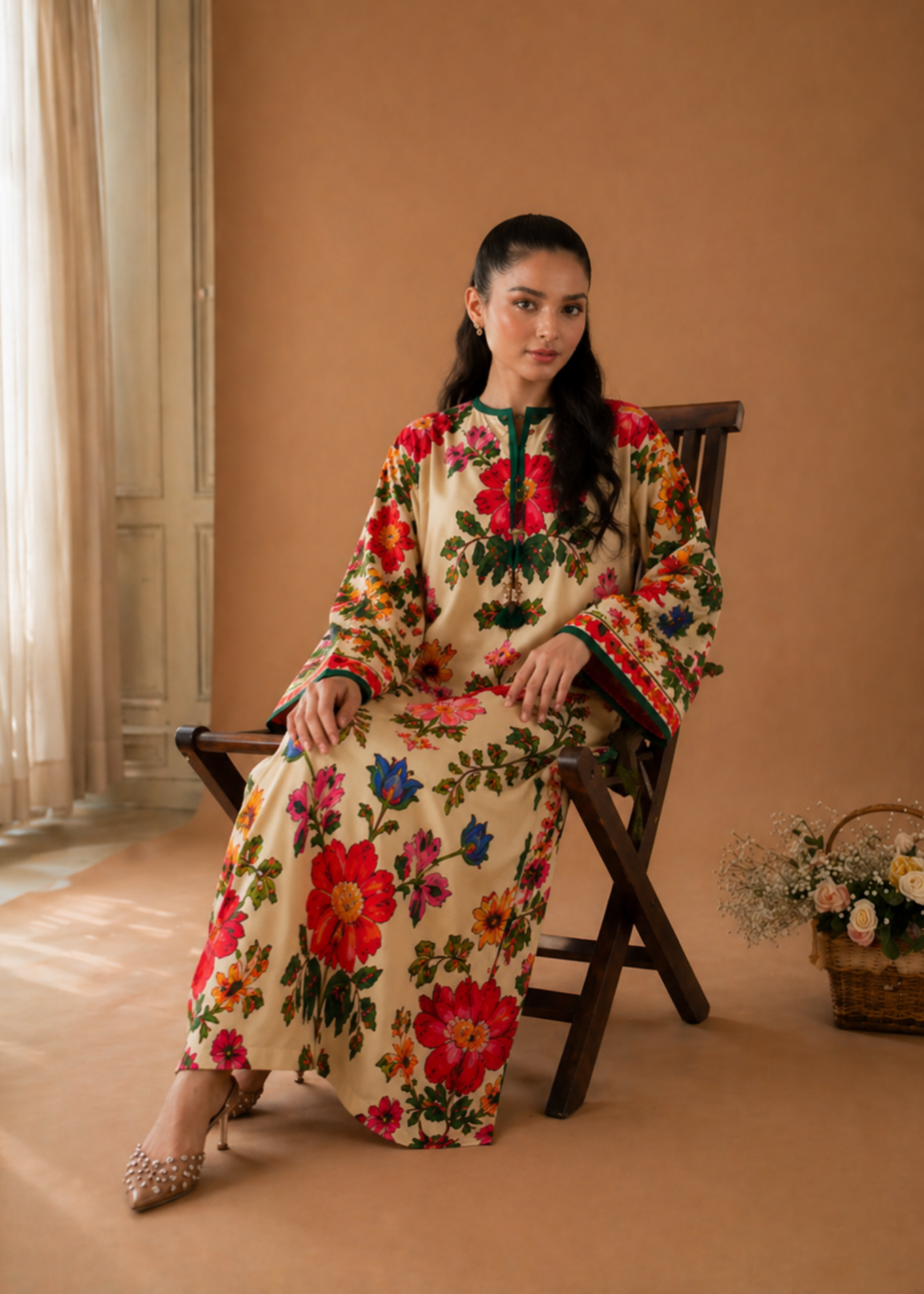 grip Kaftan in Multi