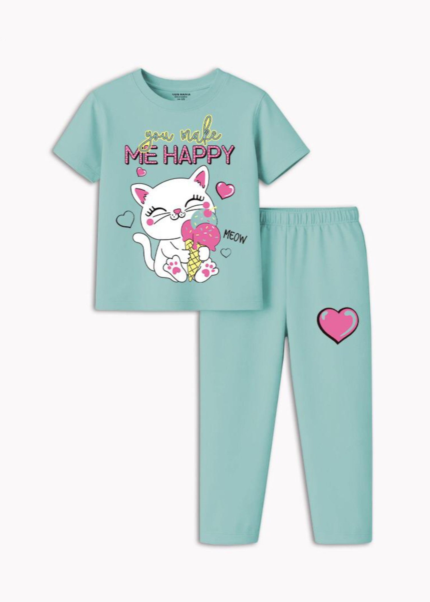 cotton Co Ord Sets in Ice blue