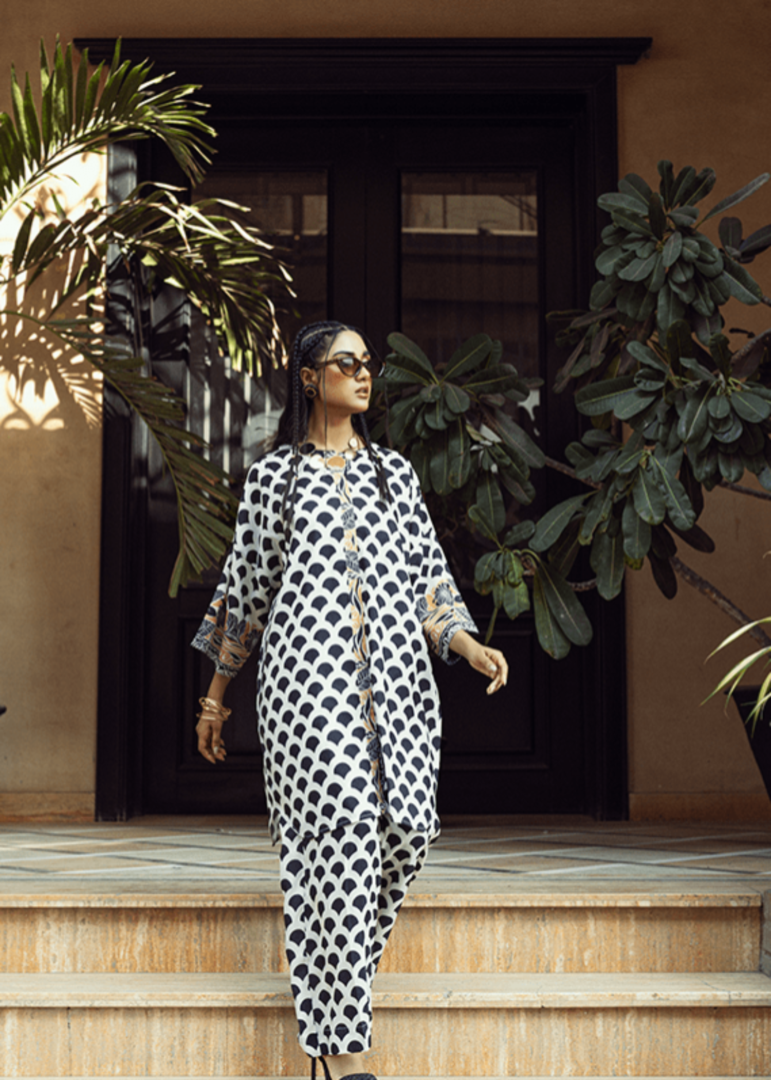 polycotton Co Ord Sets in White