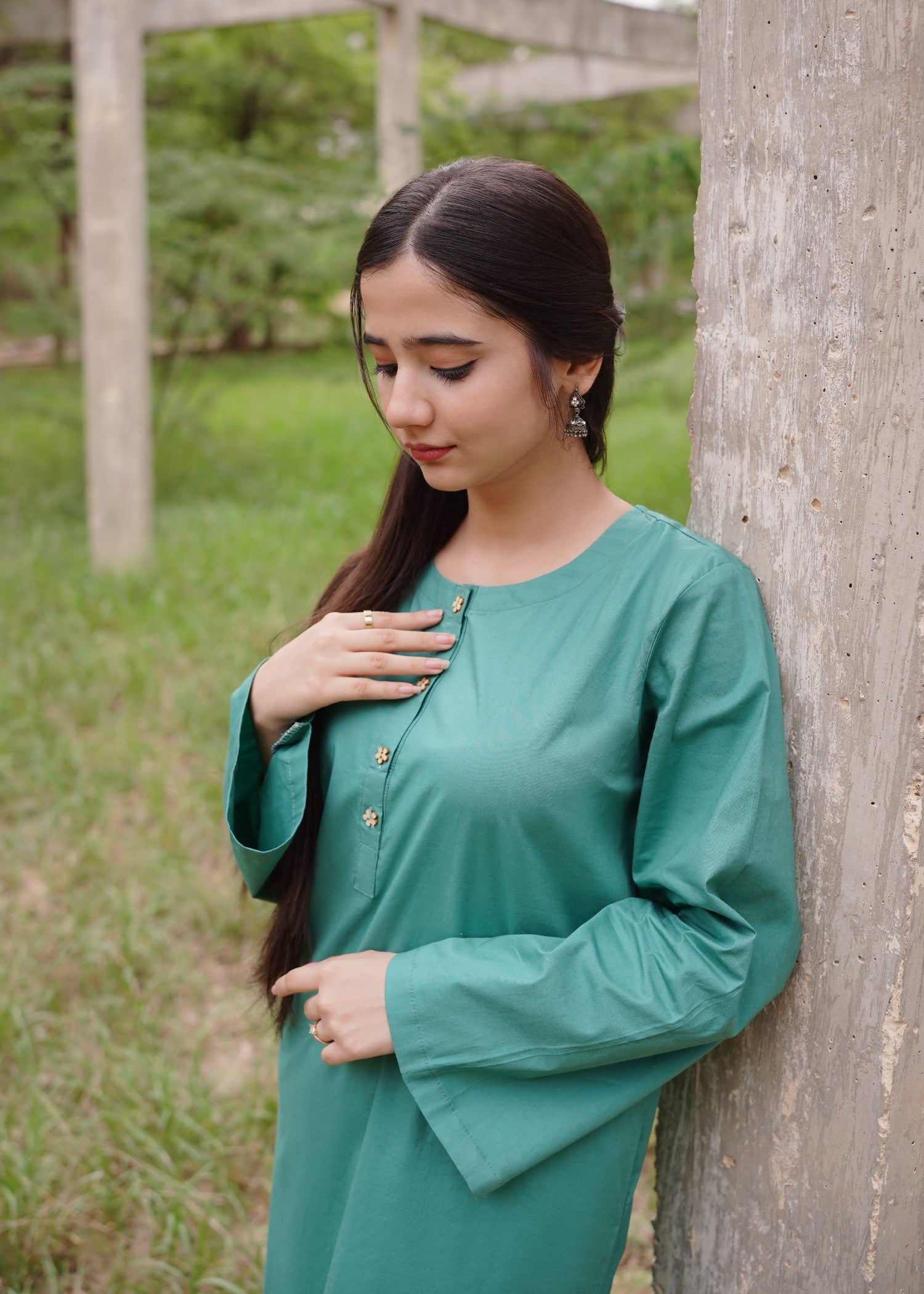 cotton Co Ord Sets in Sea green