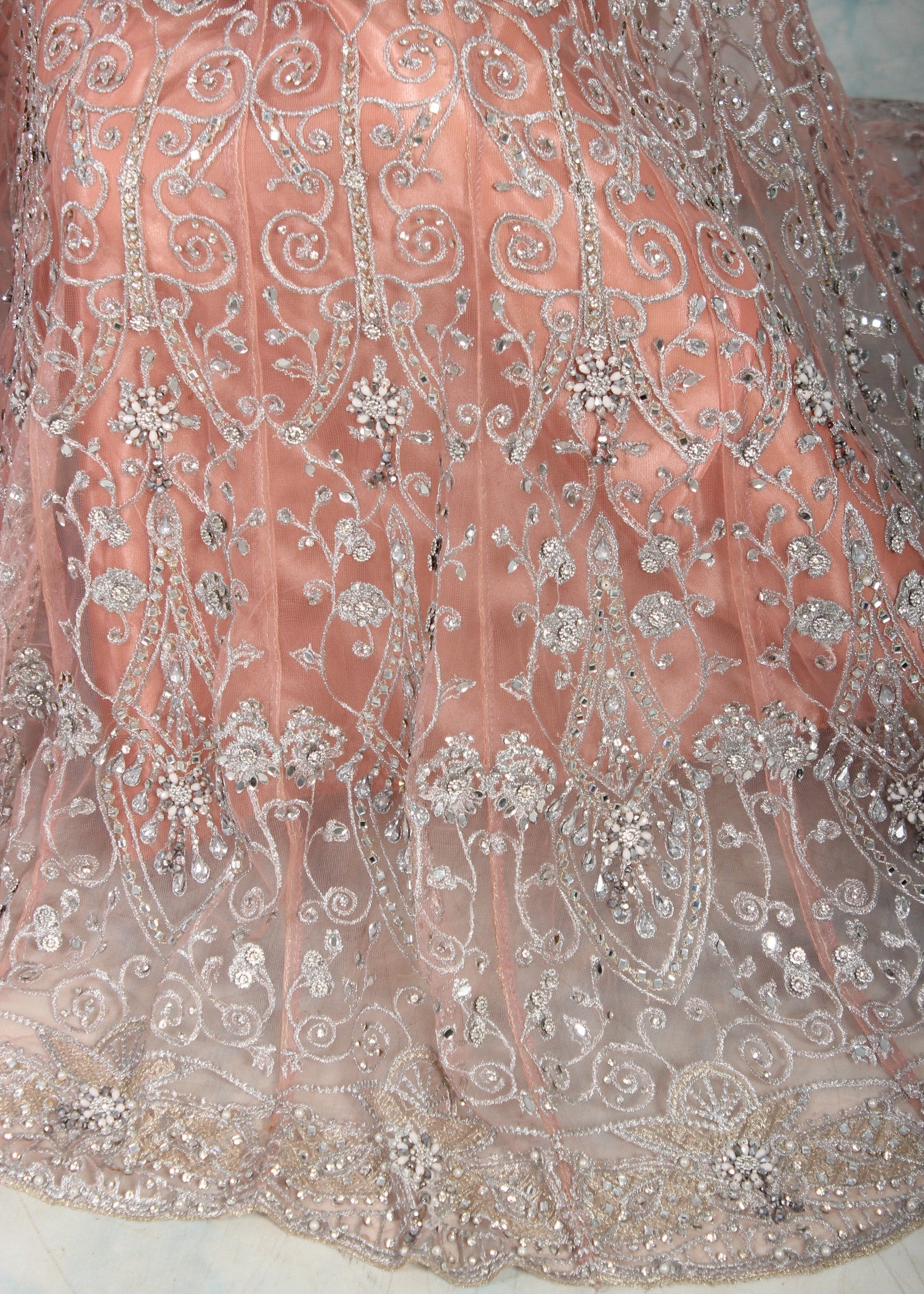 net Maxi in Indian pink