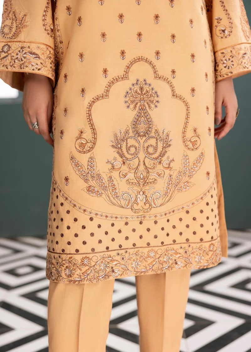 poplin Kurta Set in Beige