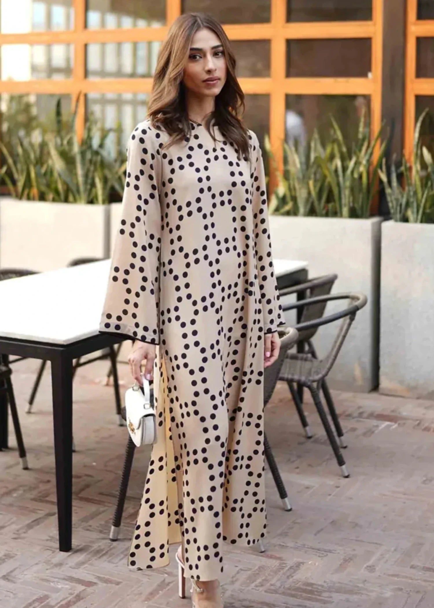 georgette Co ord Sets in Beige