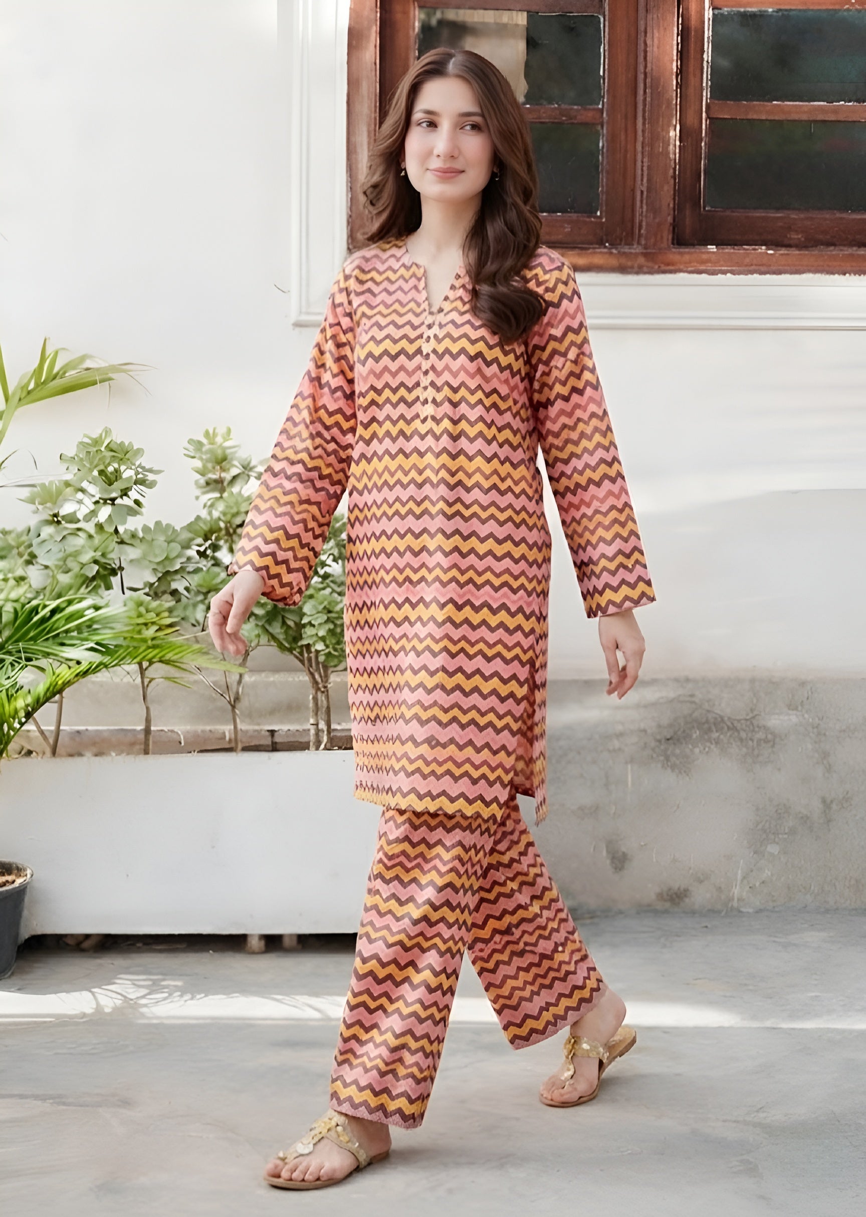linen Co Ord Sets in Pink