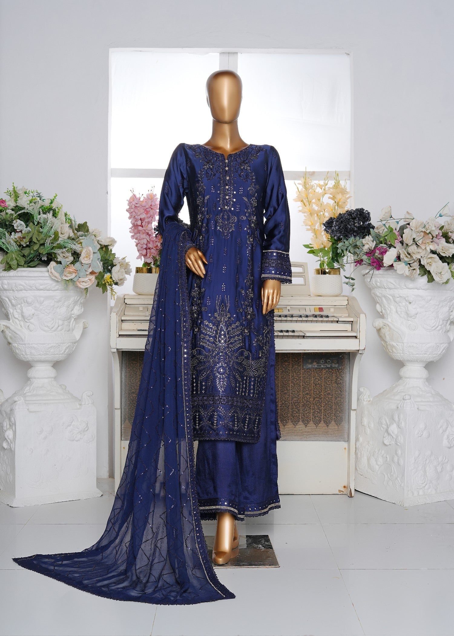 charmuse/shamooz Kurta Set in Midnight blue
